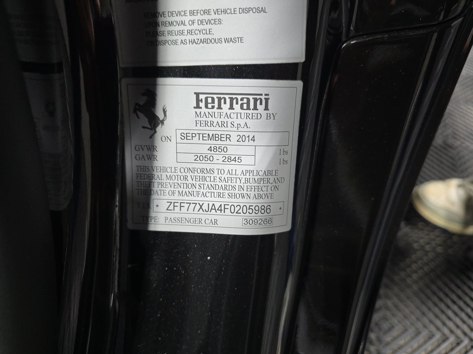 2015 Ferrari California T RWD