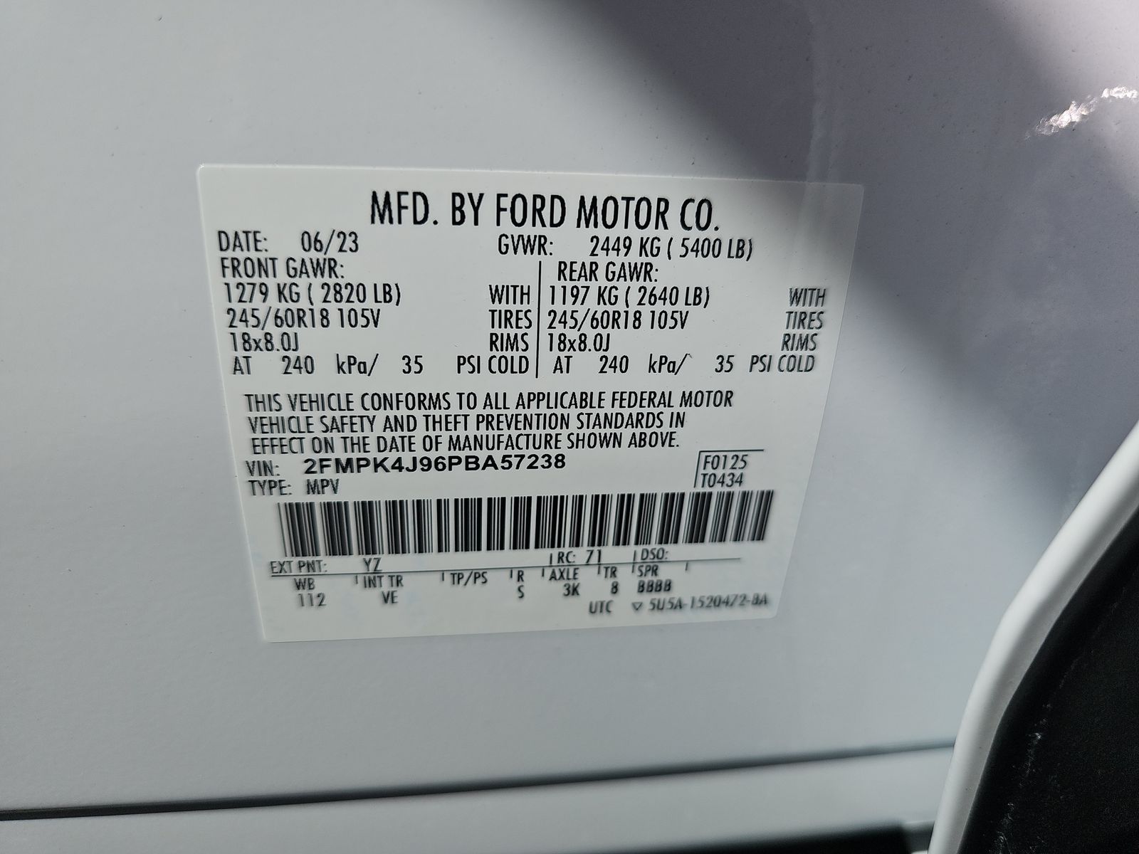 2023 Ford Edge SEL AWD