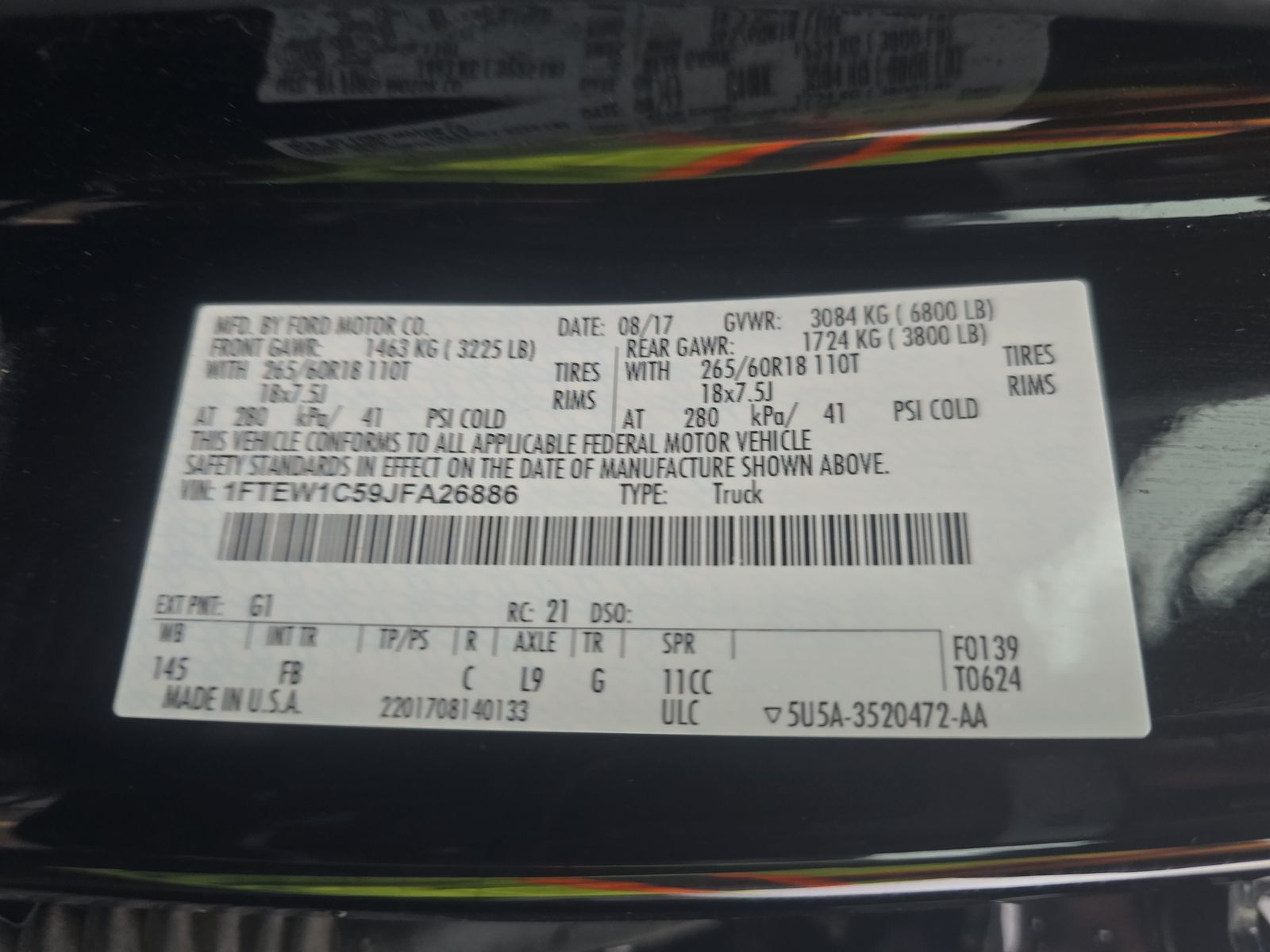 2018 Ford F-150 XLT RWD