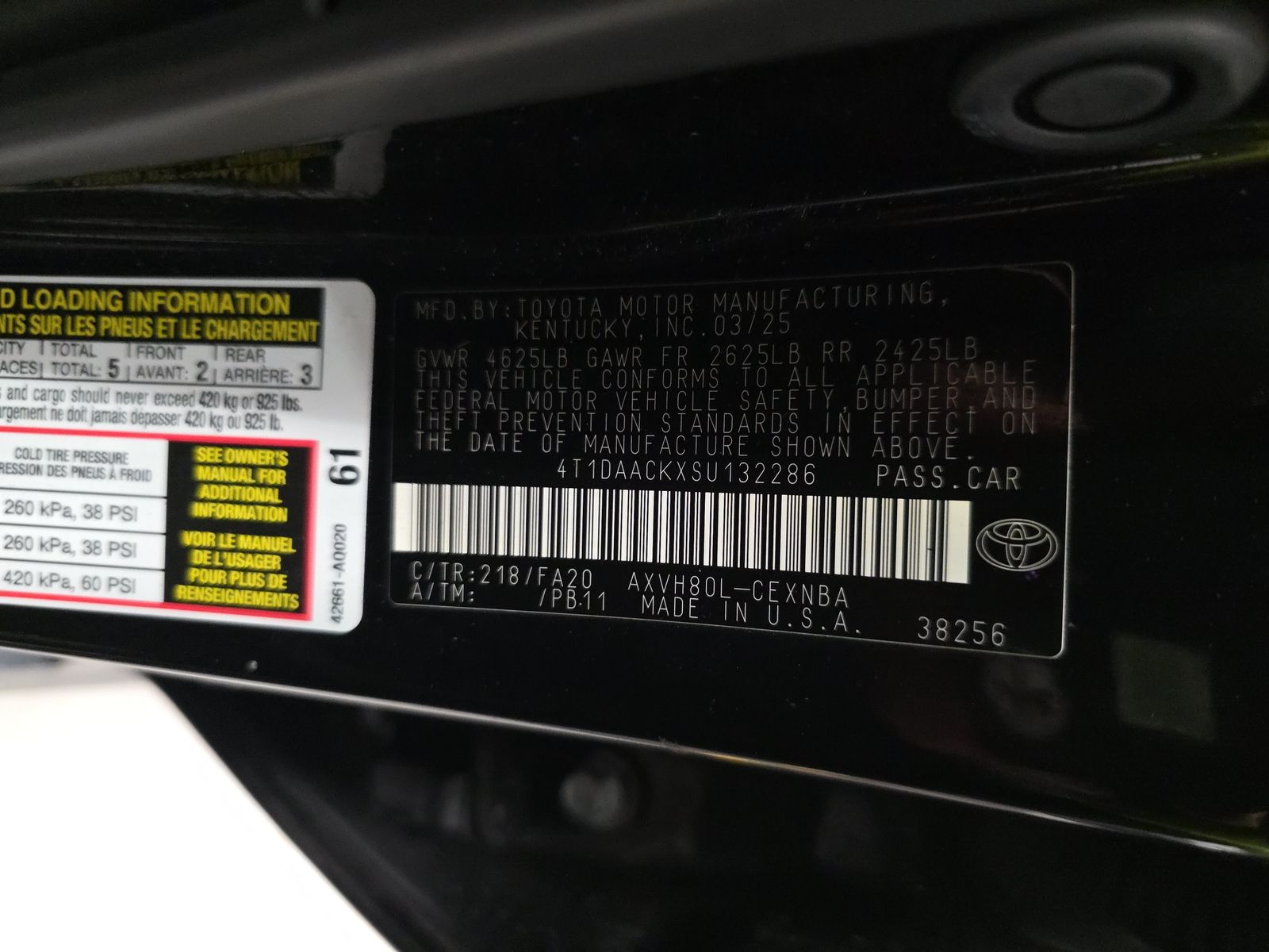 2025 Toyota Camry LE FWD