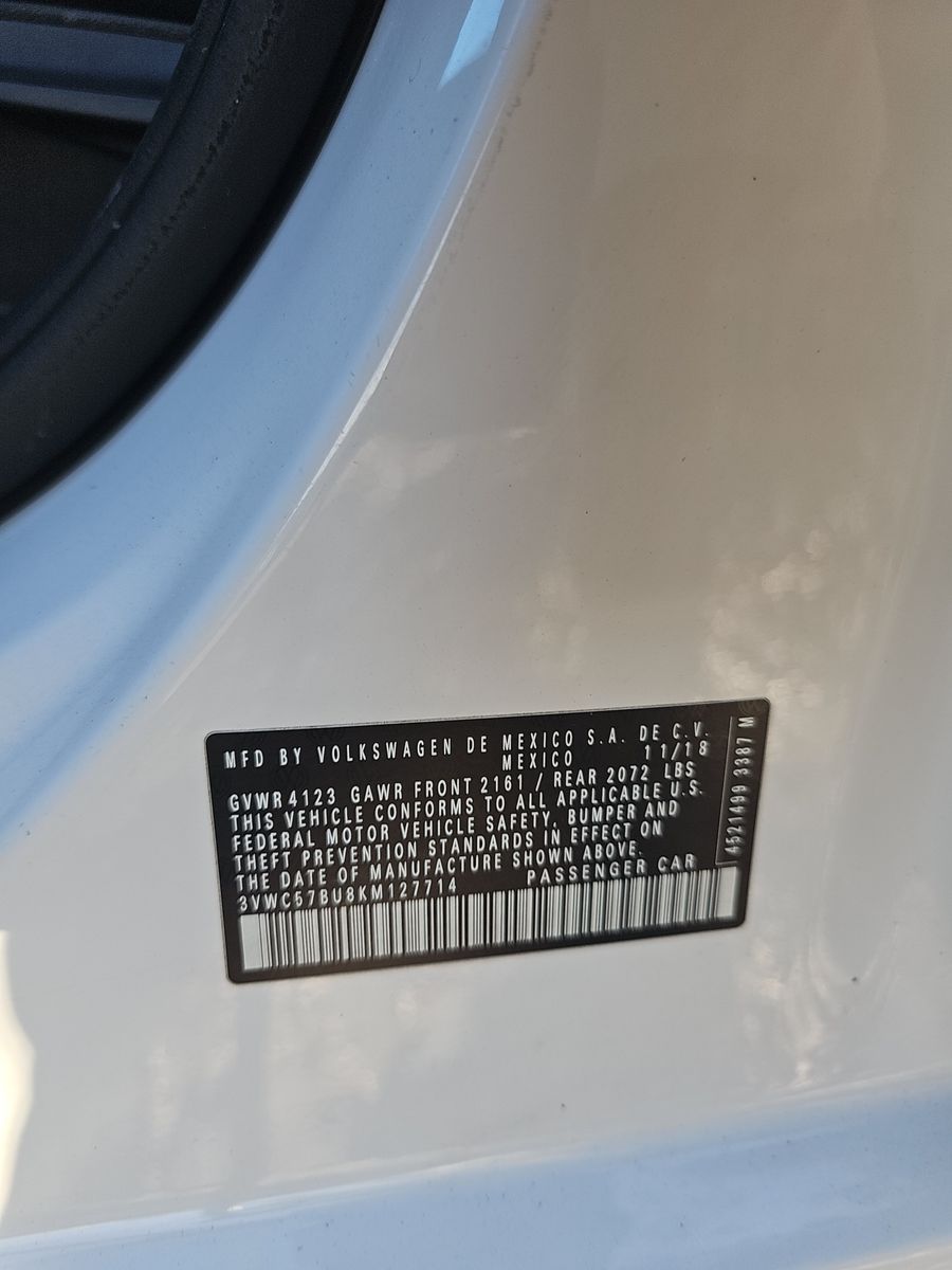 2019 Volkswagen Jetta 1.4T S FWD