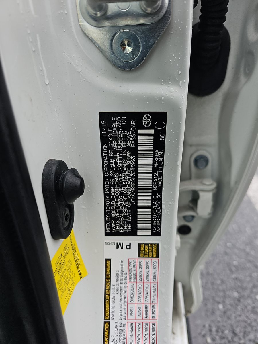 2020 Toyota Corolla XSE FWD