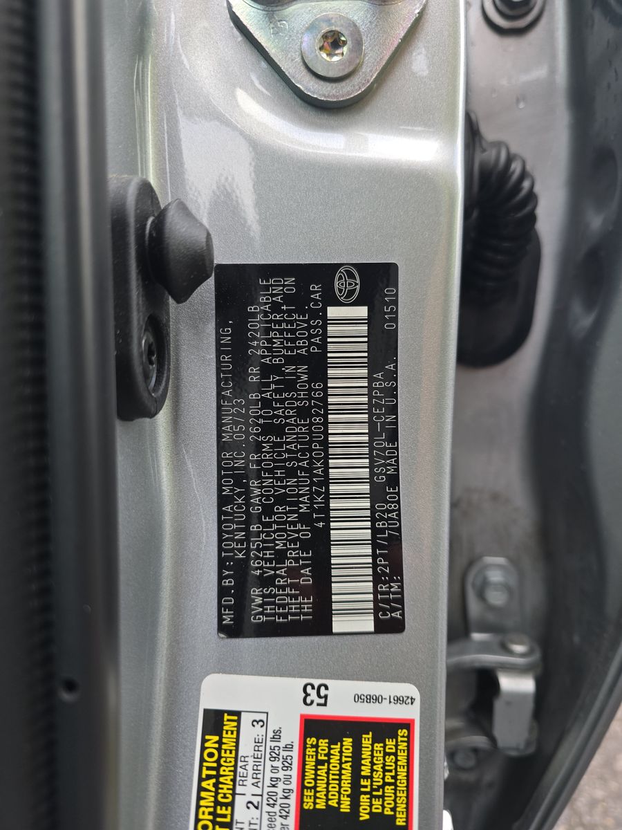 2023 Toyota Camry XSE FWD