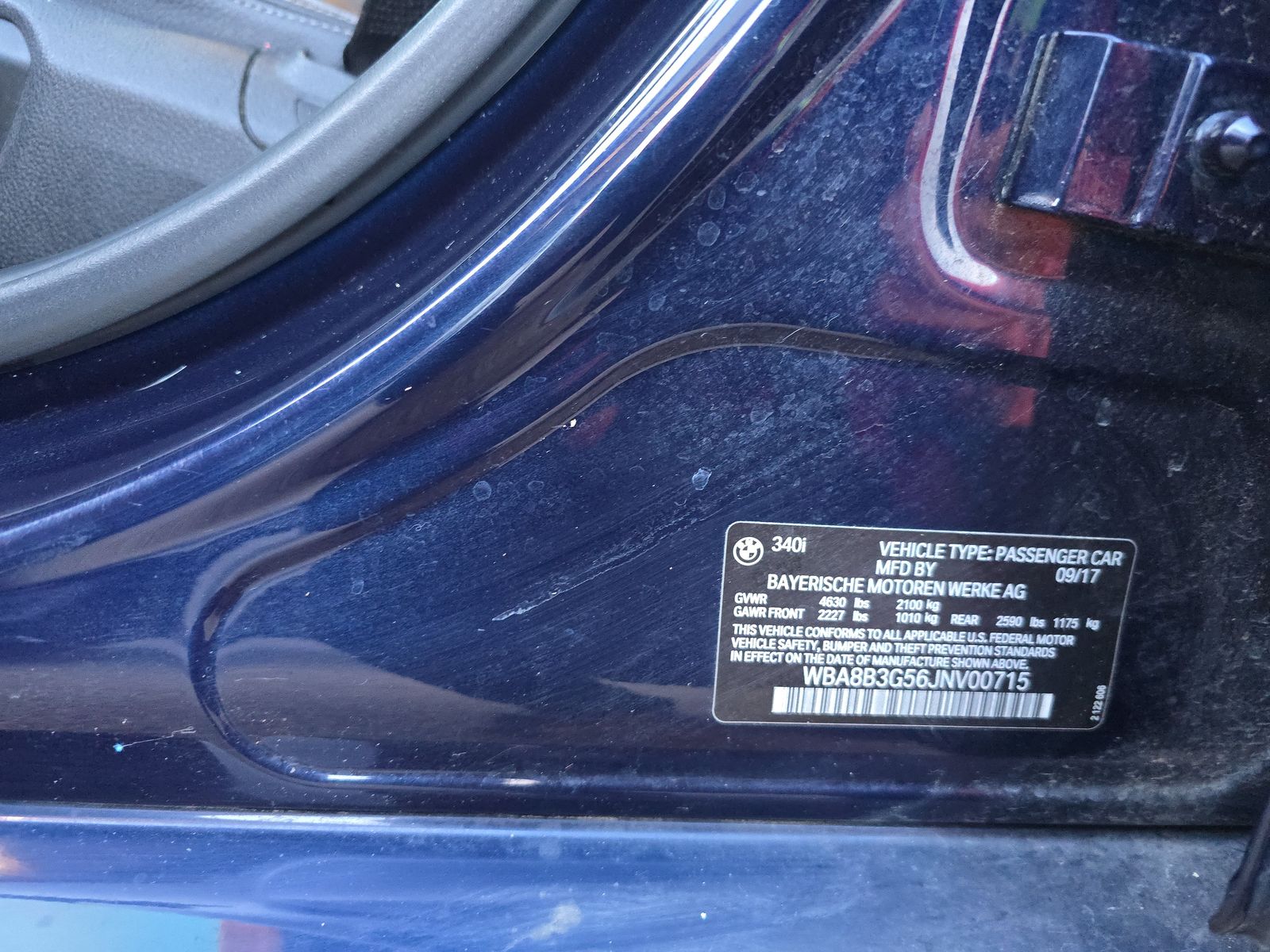 2018 BMW 3 Series 340i RWD