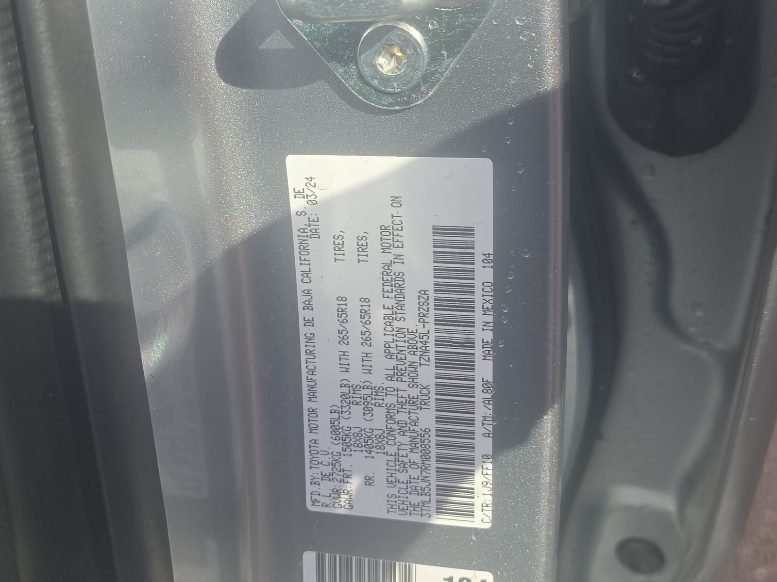 2024 Toyota Tacoma SR5 AWD