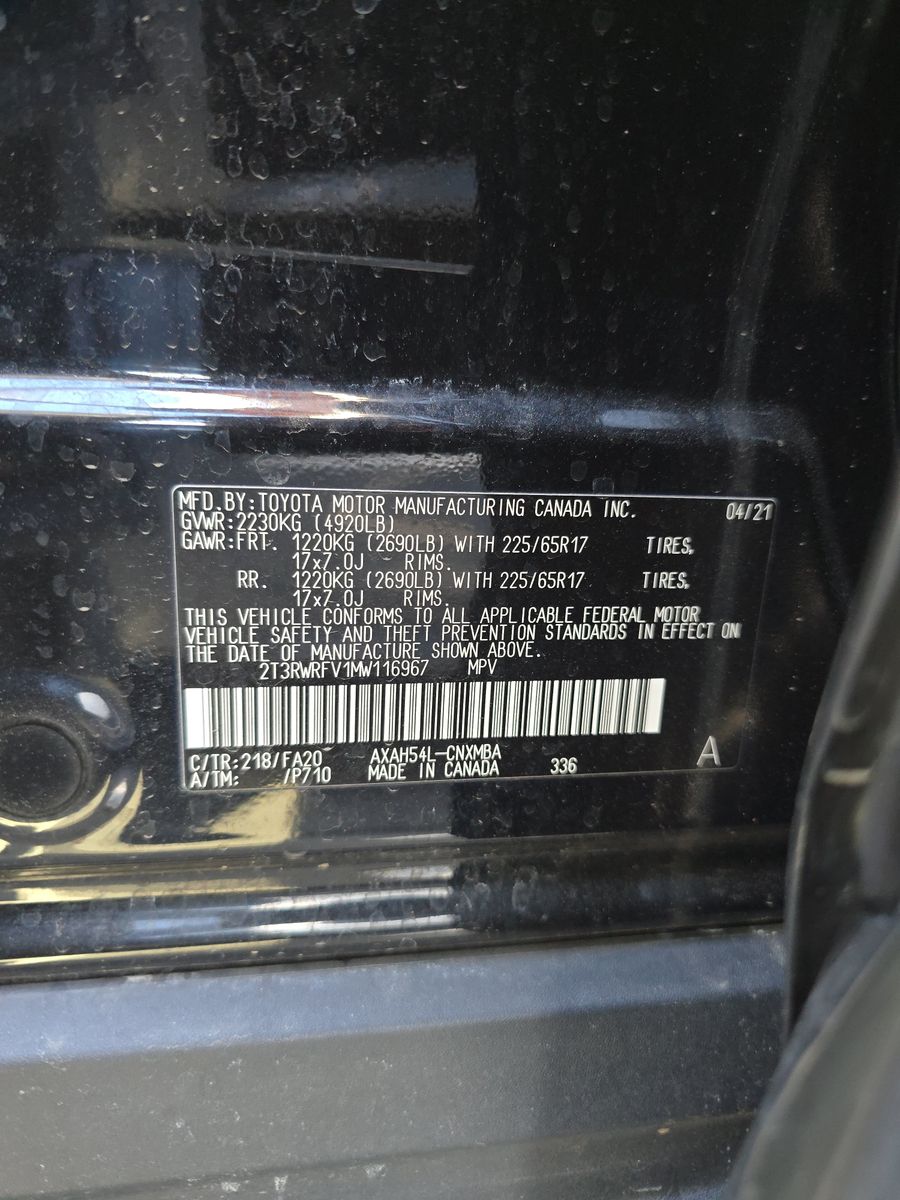 2021 Toyota RAV4 Hybrid XLE AWD