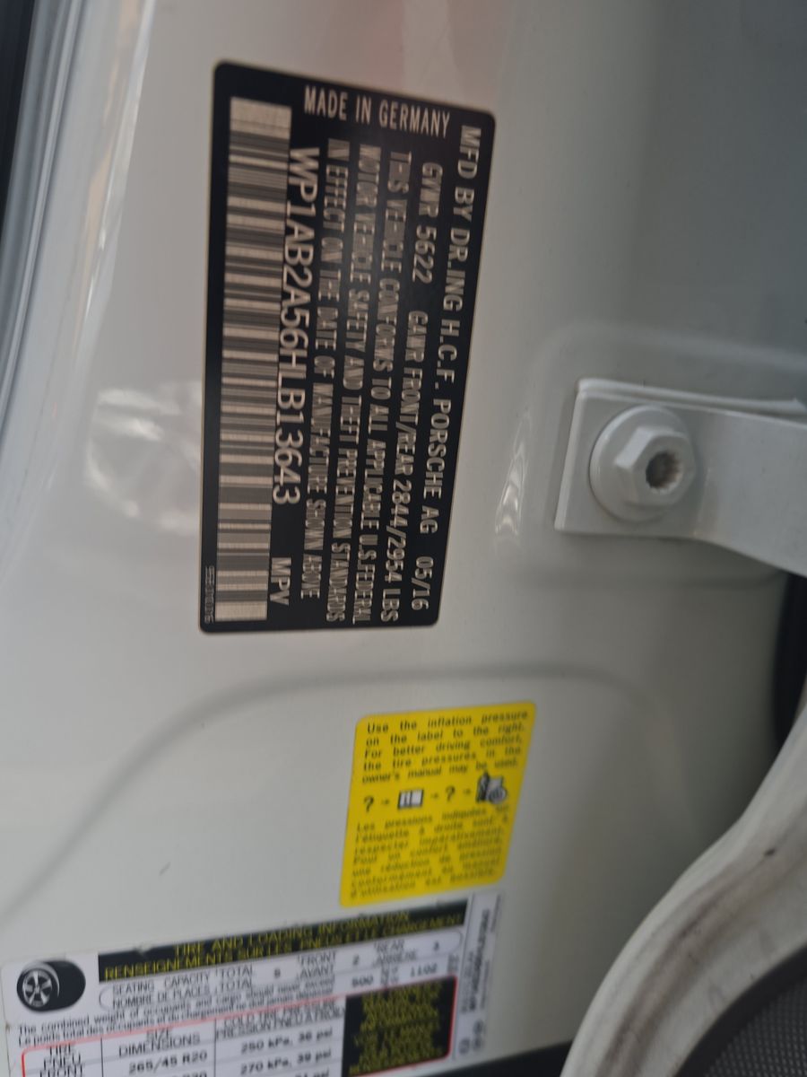 2017 Porsche Macan S AWD