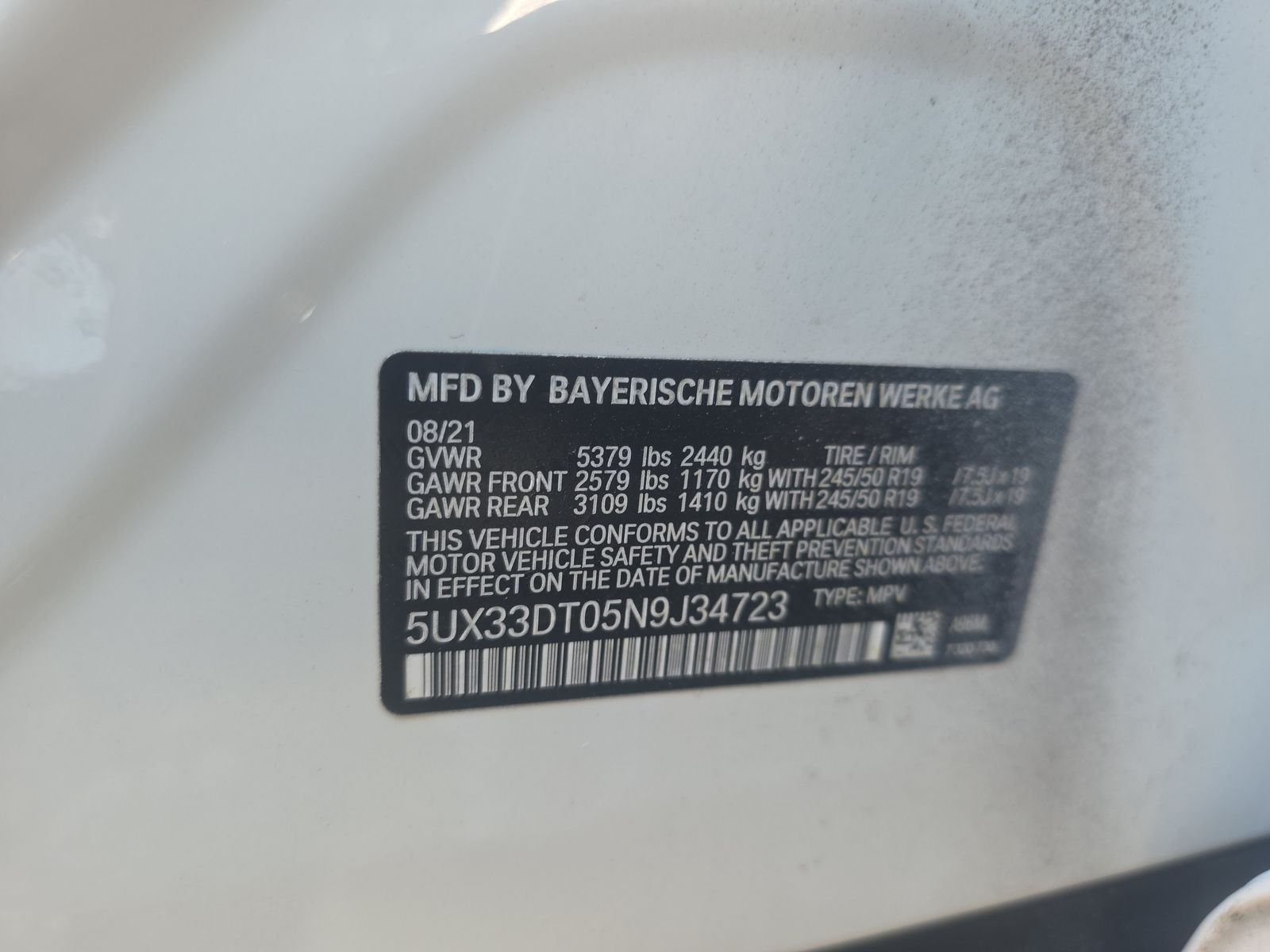 2022 BMW X4 xDrive30i AWD