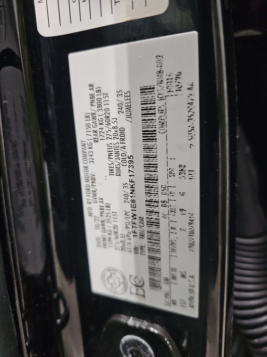 2022 Ford F-150 XLT AWD