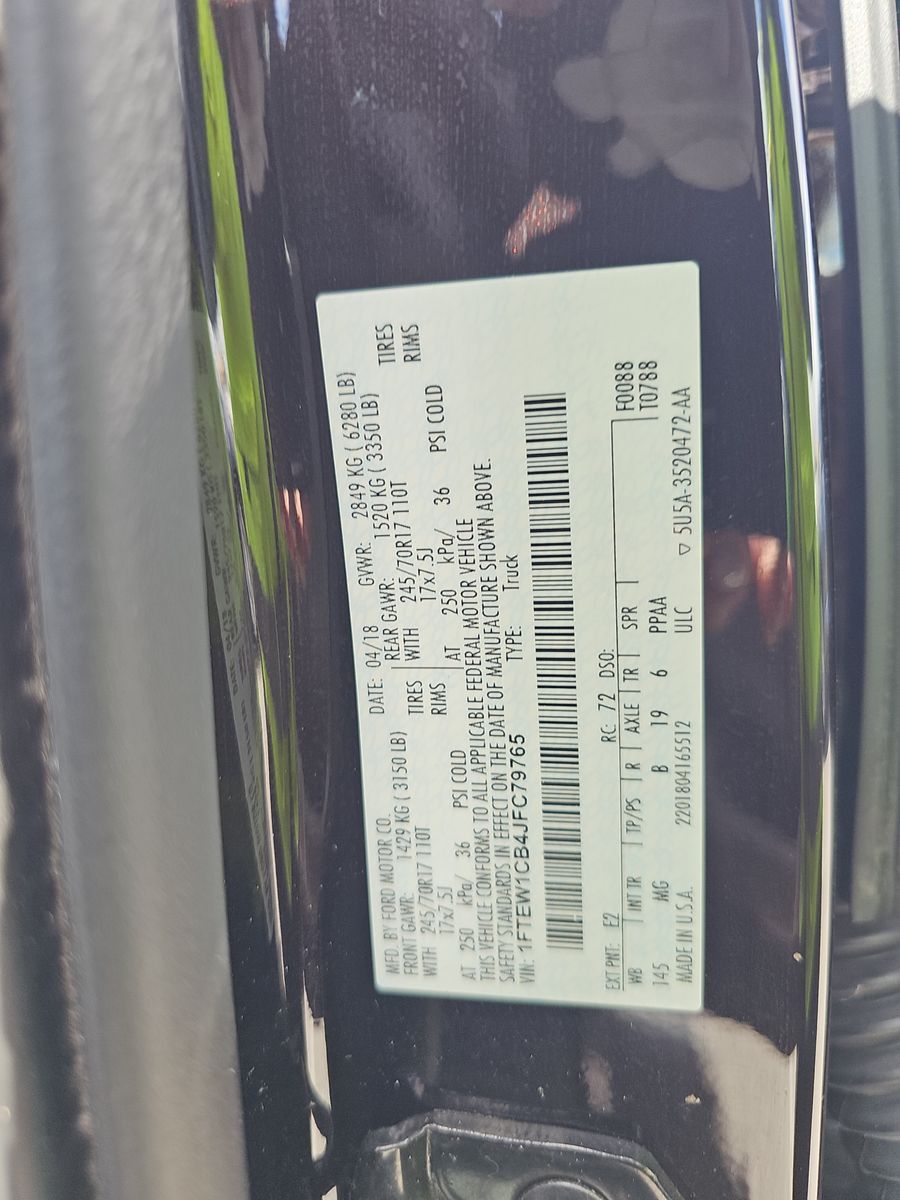 2018 Ford F-150 XLT RWD