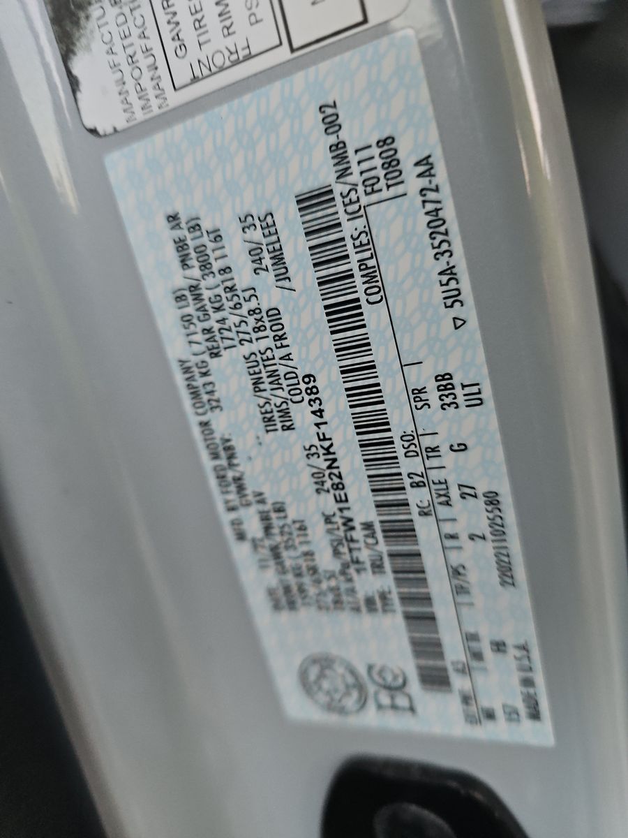 2022 Ford F-150 XLT AWD