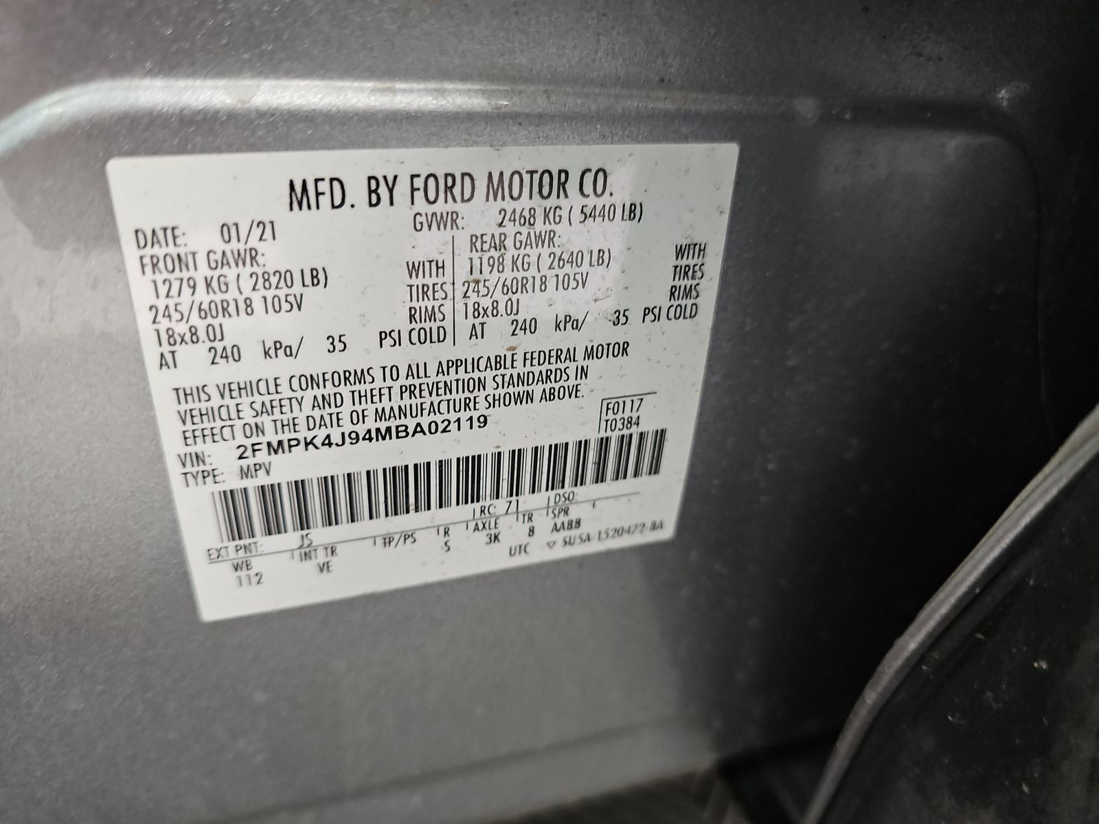 2021 Ford Edge SEL AWD