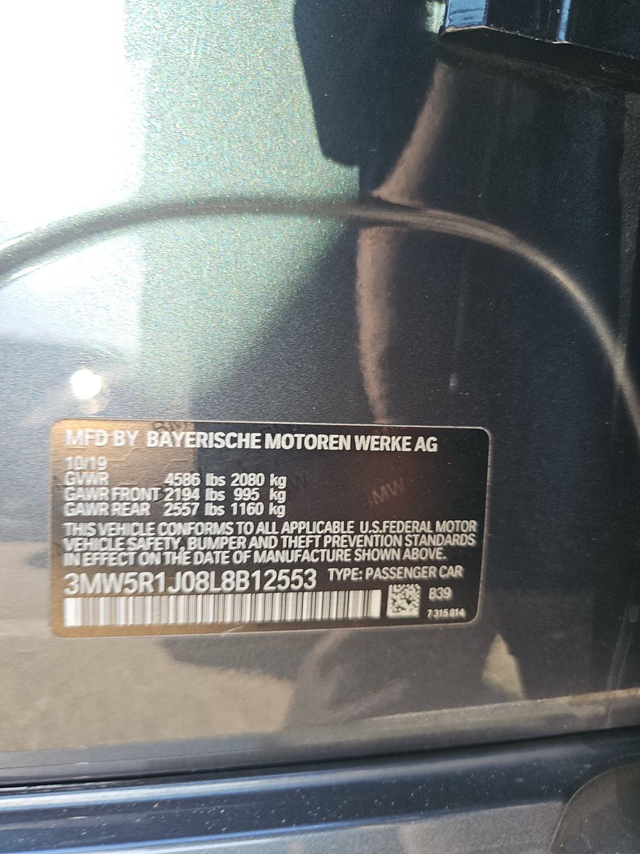 2020 BMW 3 Series 330i RWD