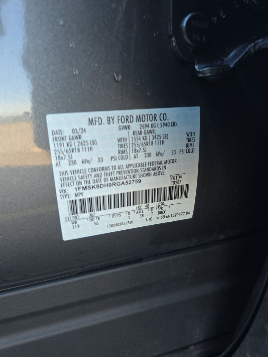 2024 Ford Explorer XLT AWD