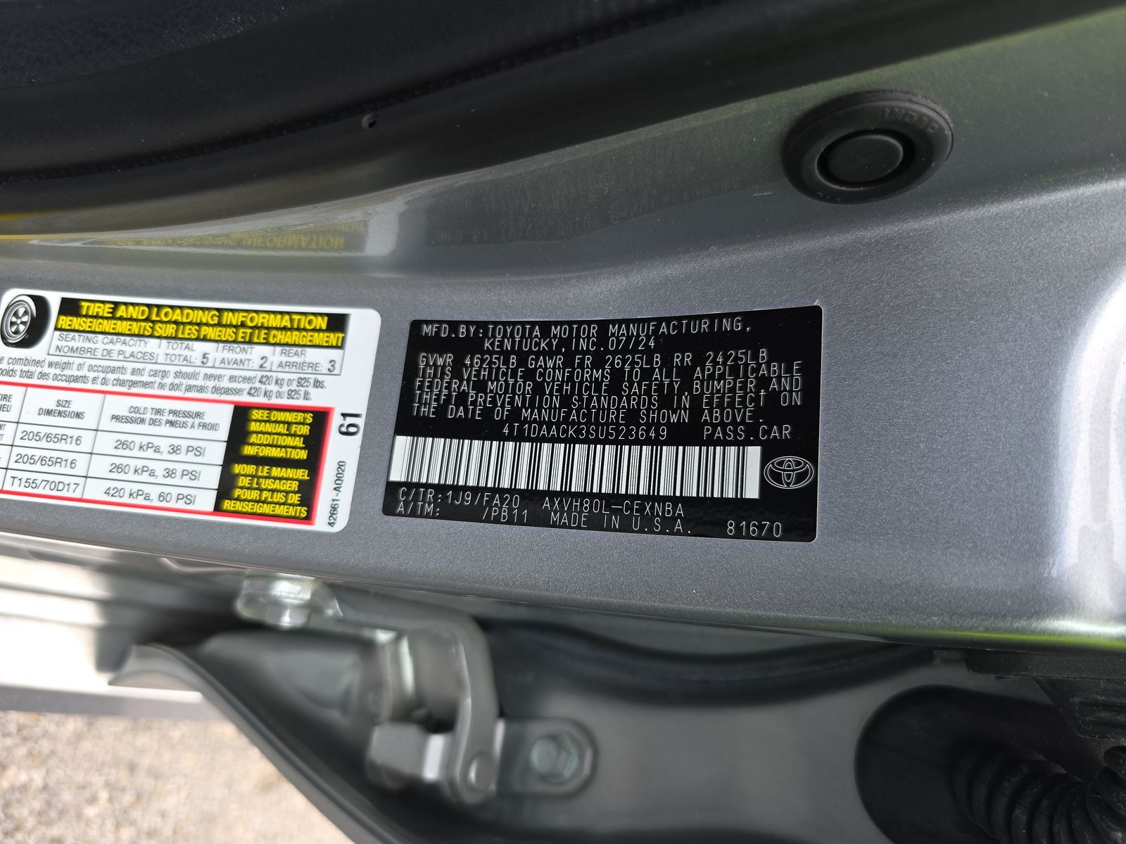 2025 Toyota Camry LE FWD