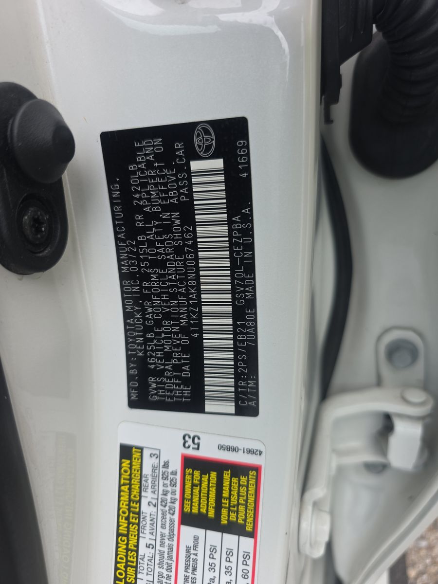 2022 Toyota Camry TRD FWD