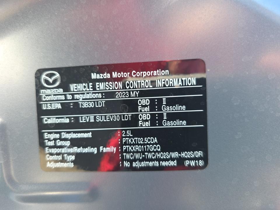 2023 MAZDA CX-5 2.5 S Carbon Edition AWD