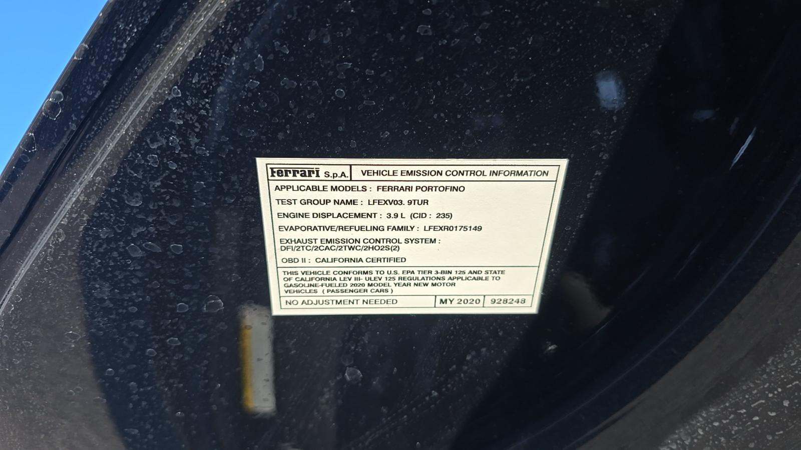 2020 Ferrari Portofino Base FWD