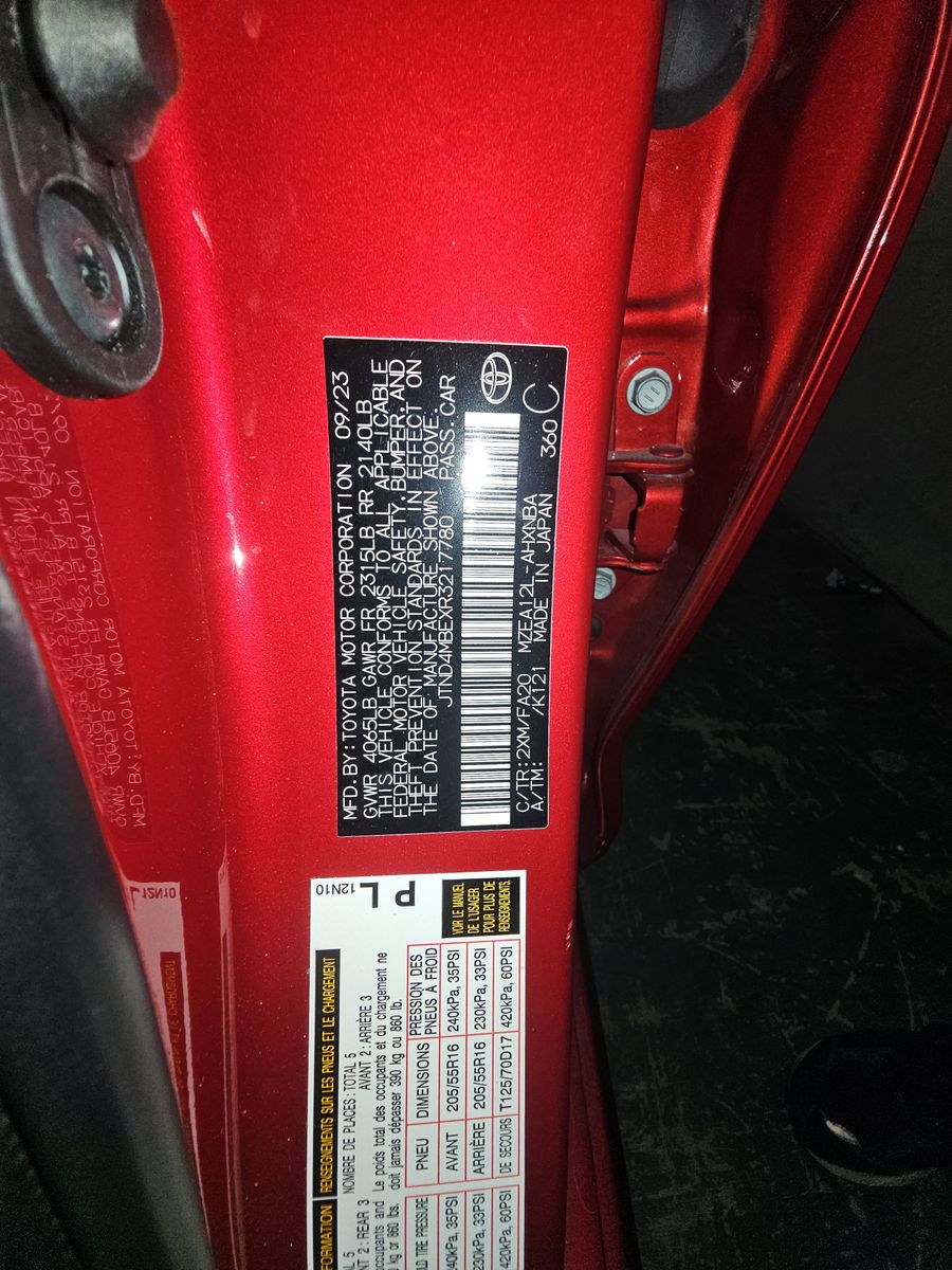 2024 Toyota Corolla SE FWD