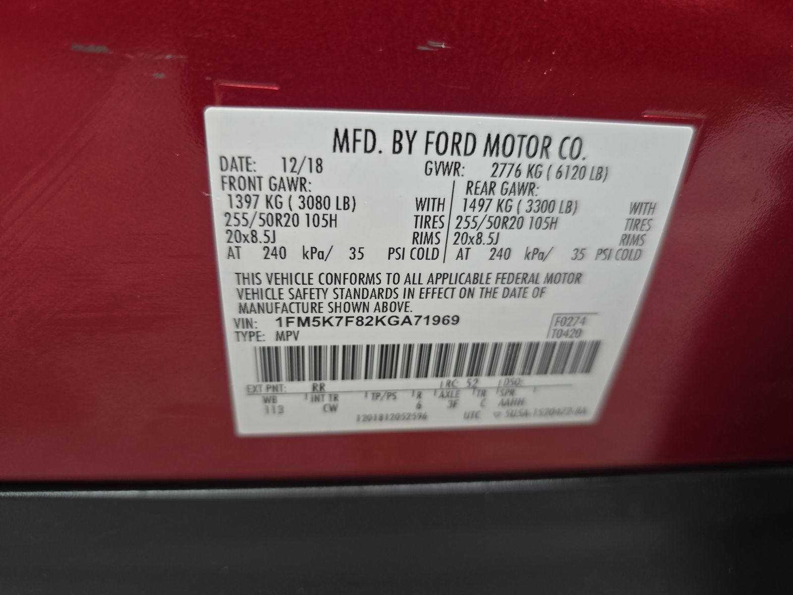 2019 Ford Explorer Limited FWD