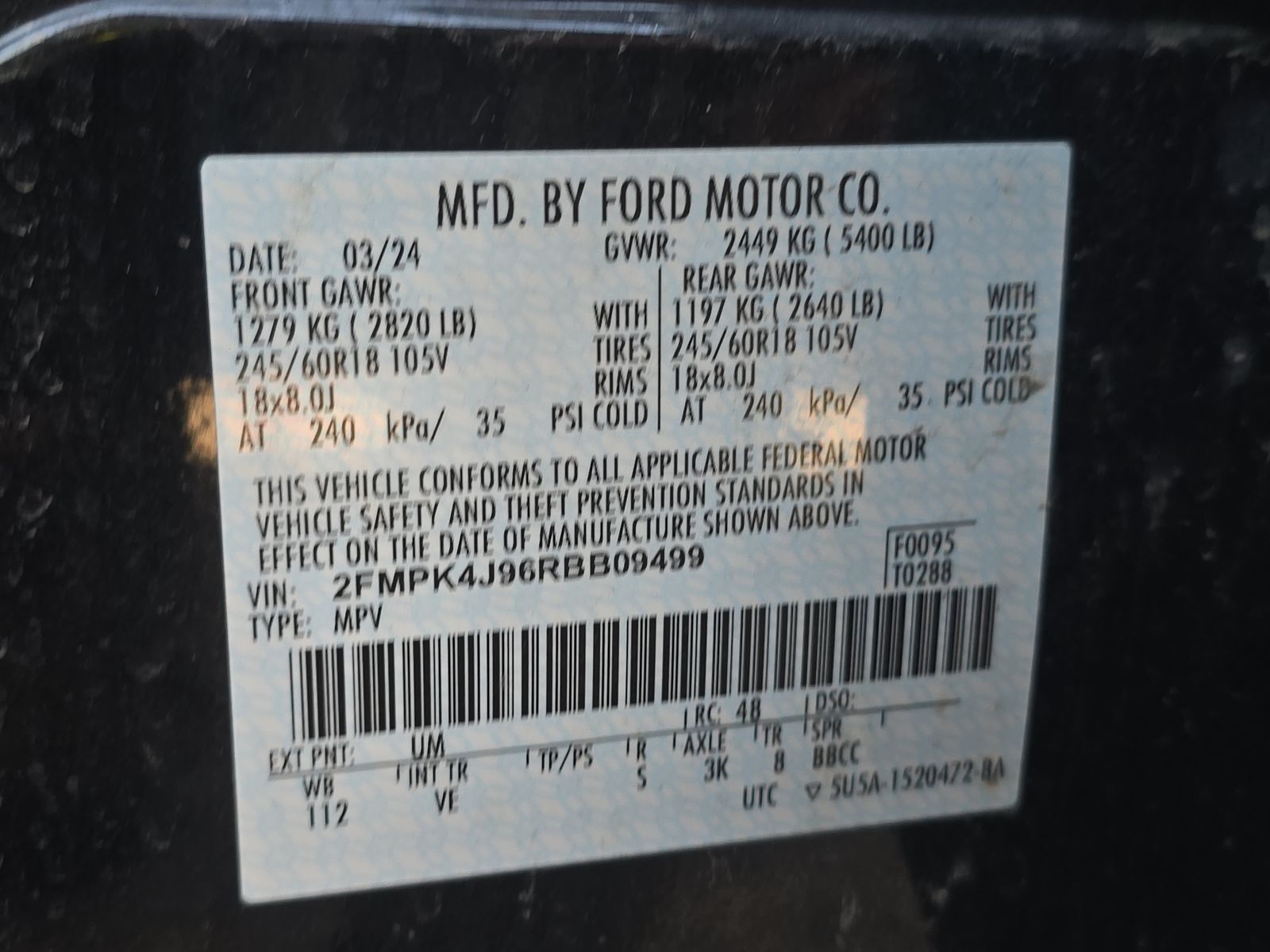 2024 Ford Edge SEL AWD