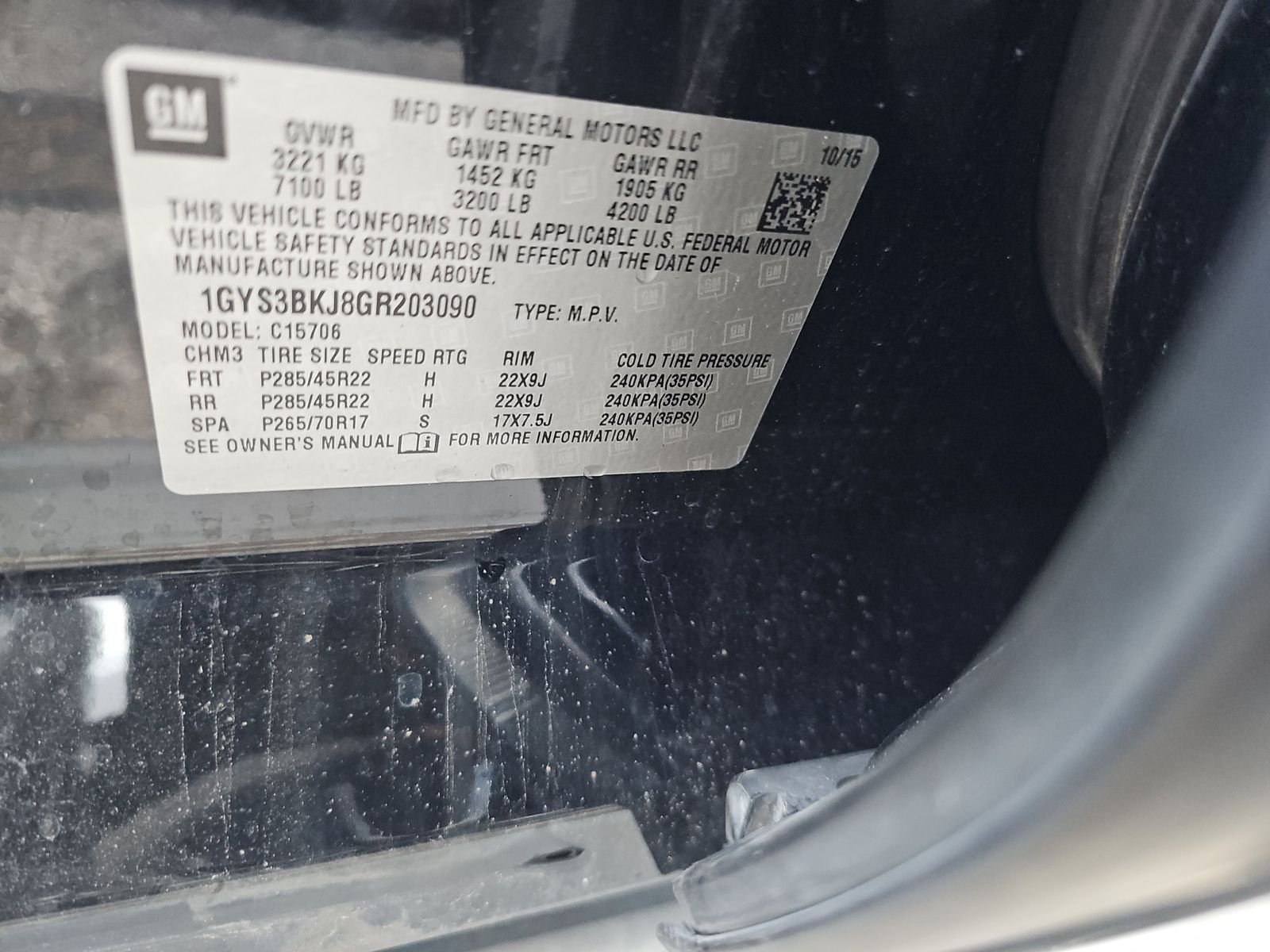 2016 Cadillac Escalade Luxury RWD