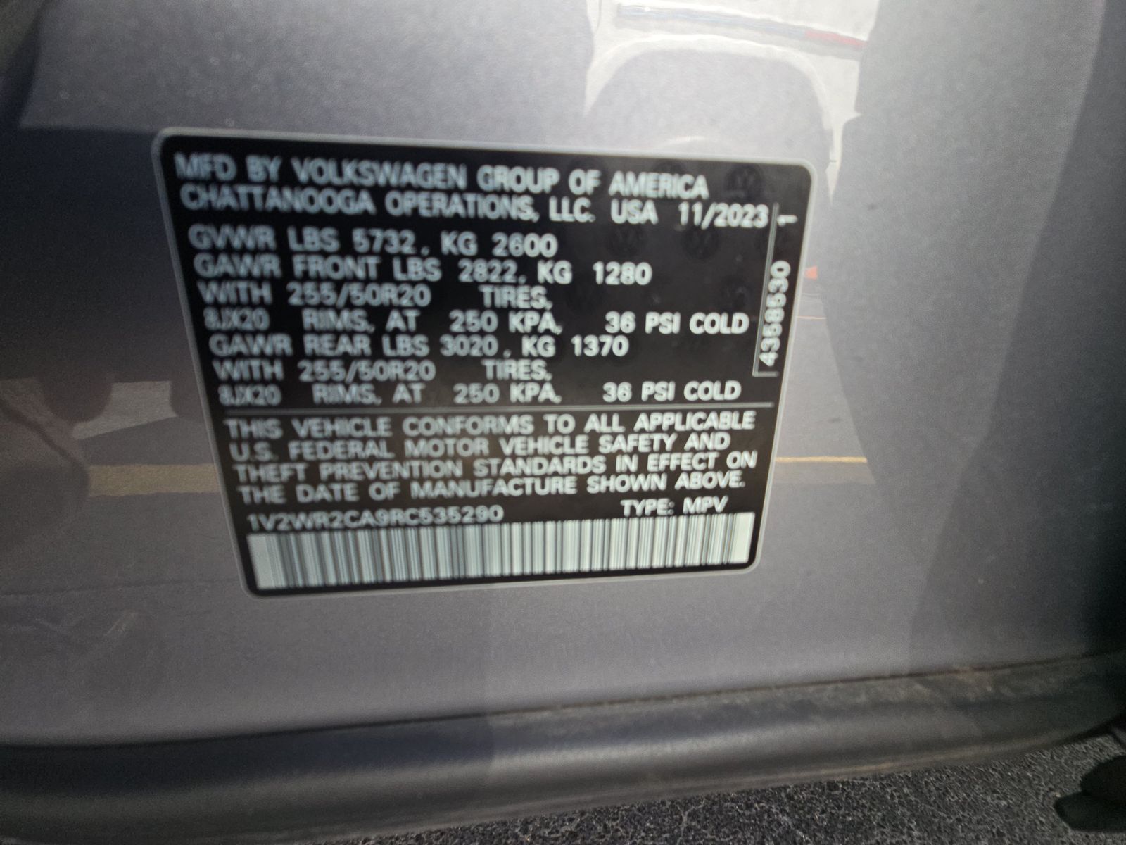 2024 Volkswagen Atlas 2.0T SE FWD