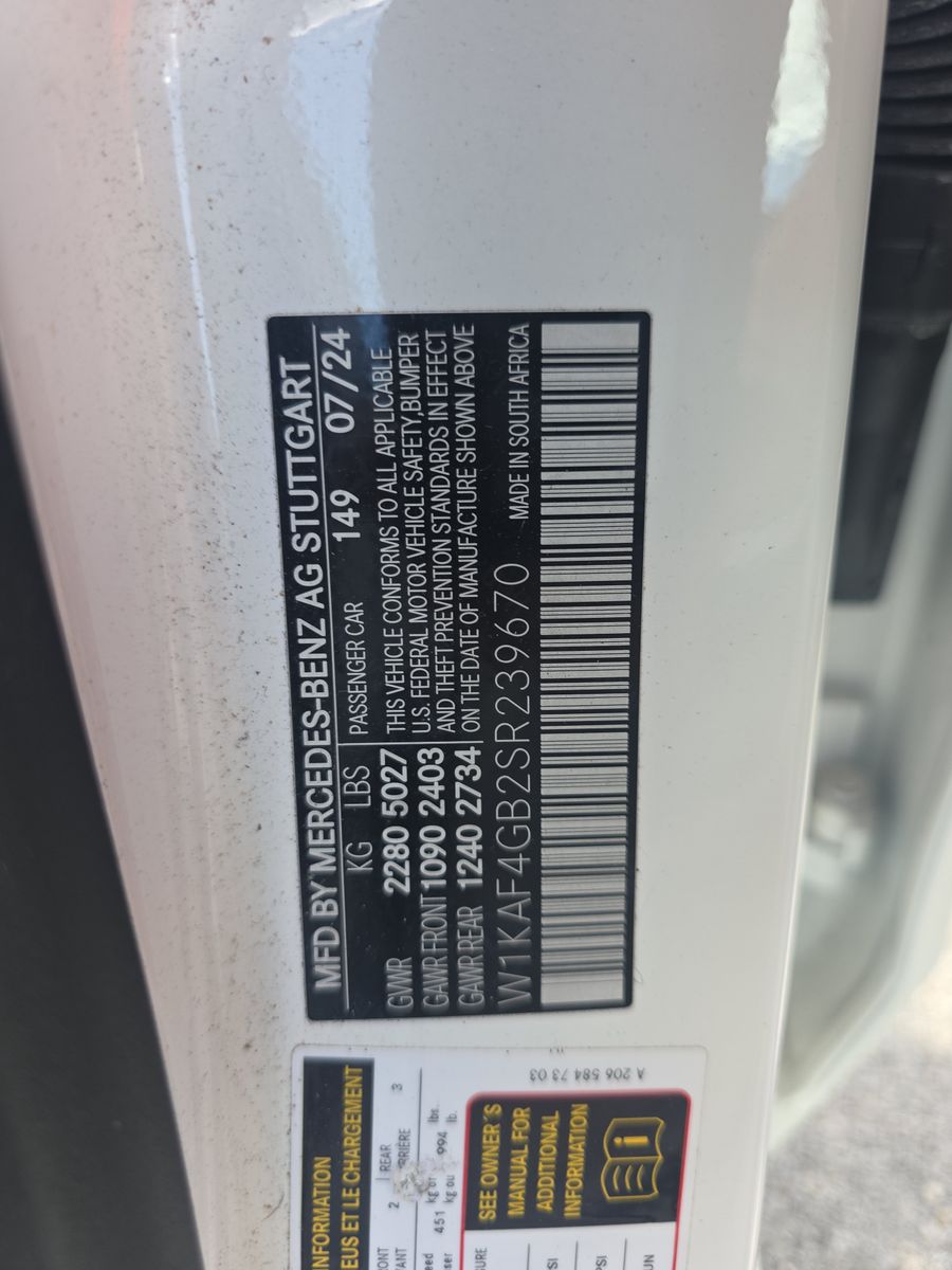 2025 Mercedes-Benz C-Class C 300 RWD