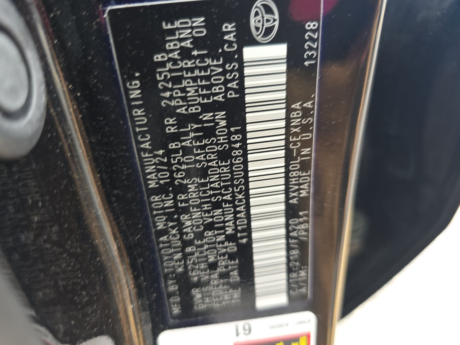 2025 Toyota Camry LE FWD