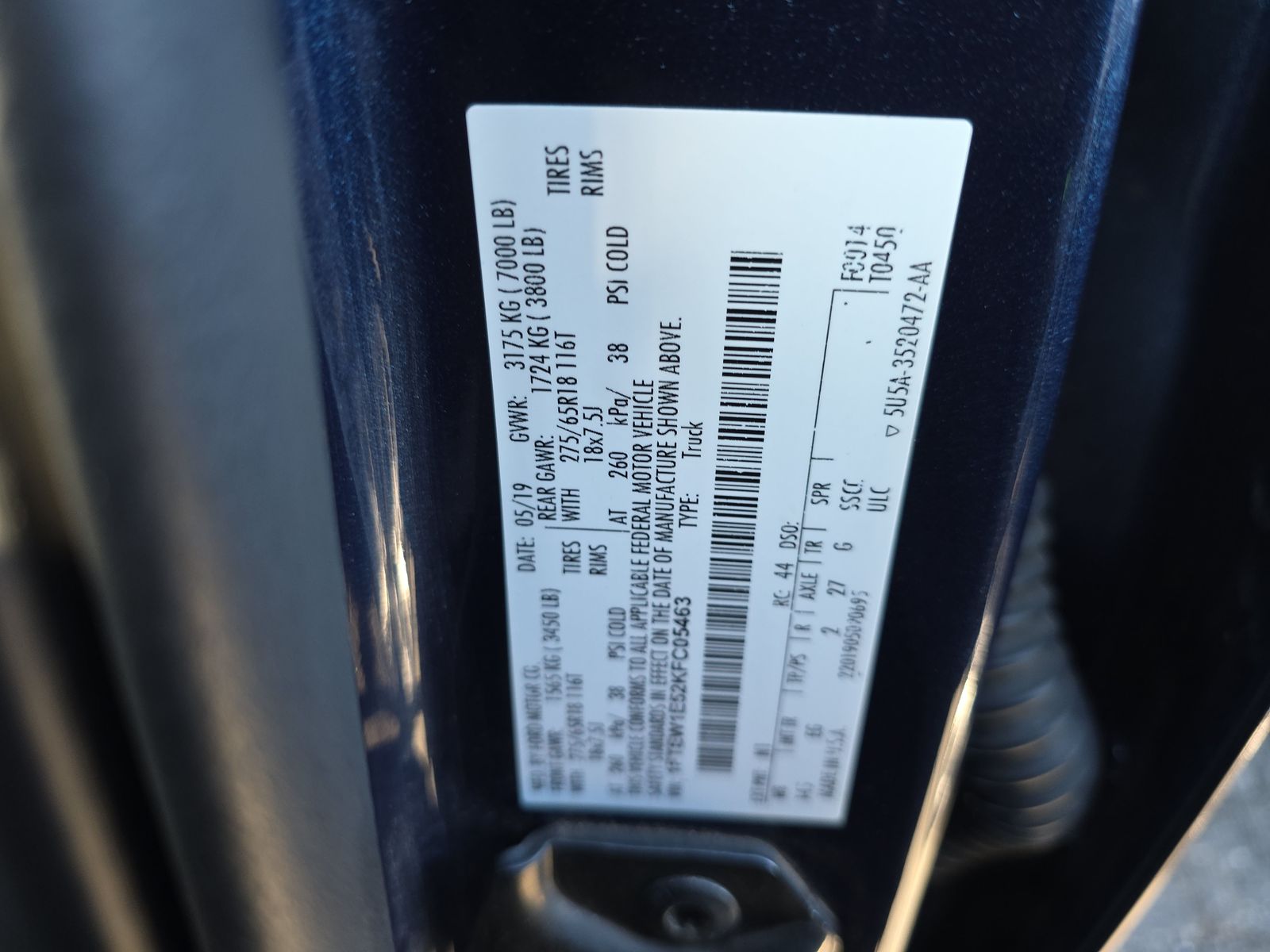 2019 Ford F-150 Lariat AWD