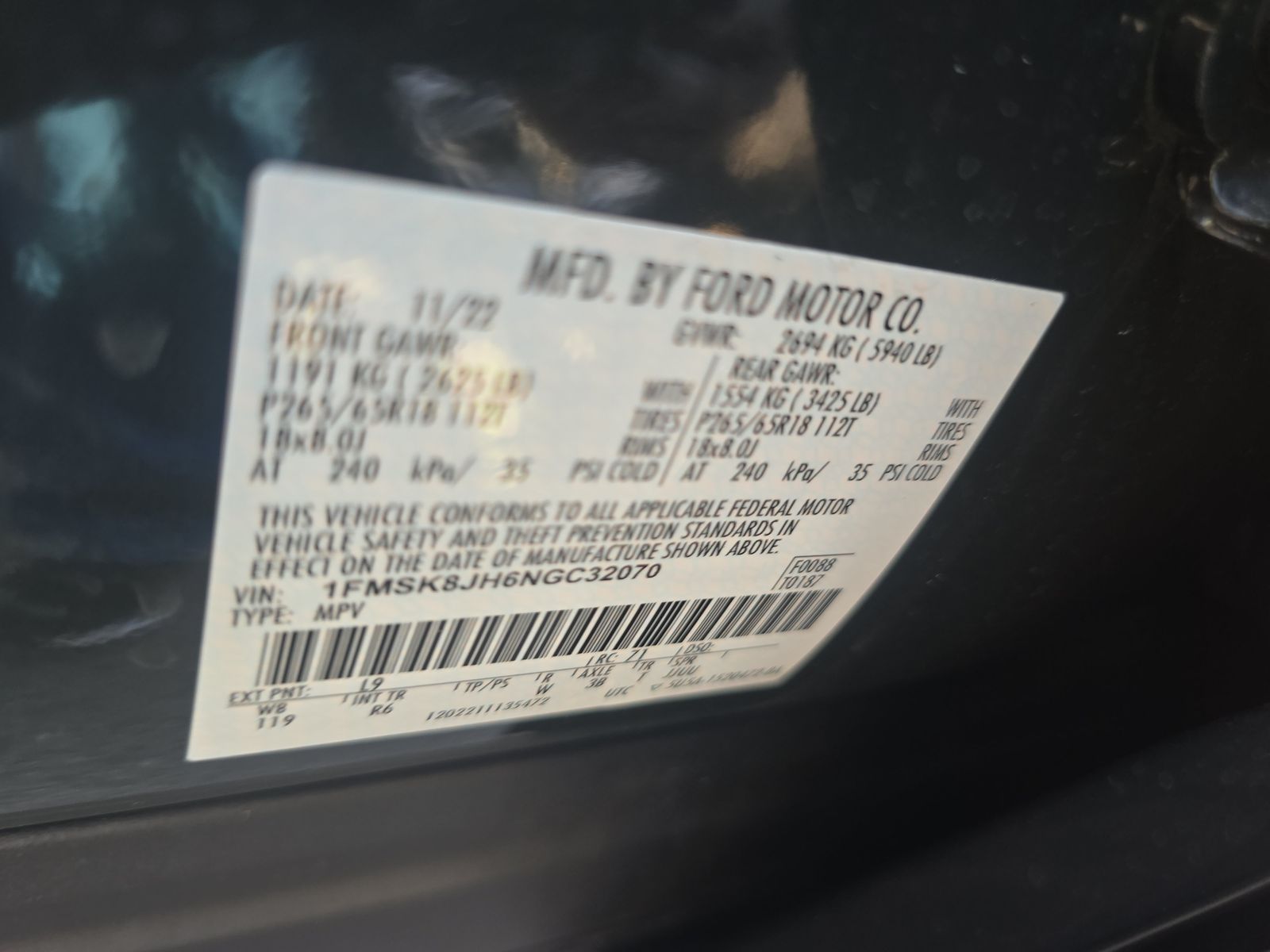 2022 Ford Explorer Timberline AWD