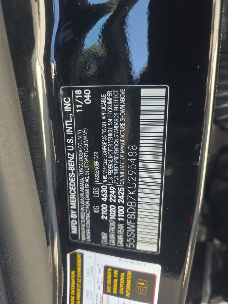 2019 Mercedes-Benz C-Class C 300 RWD