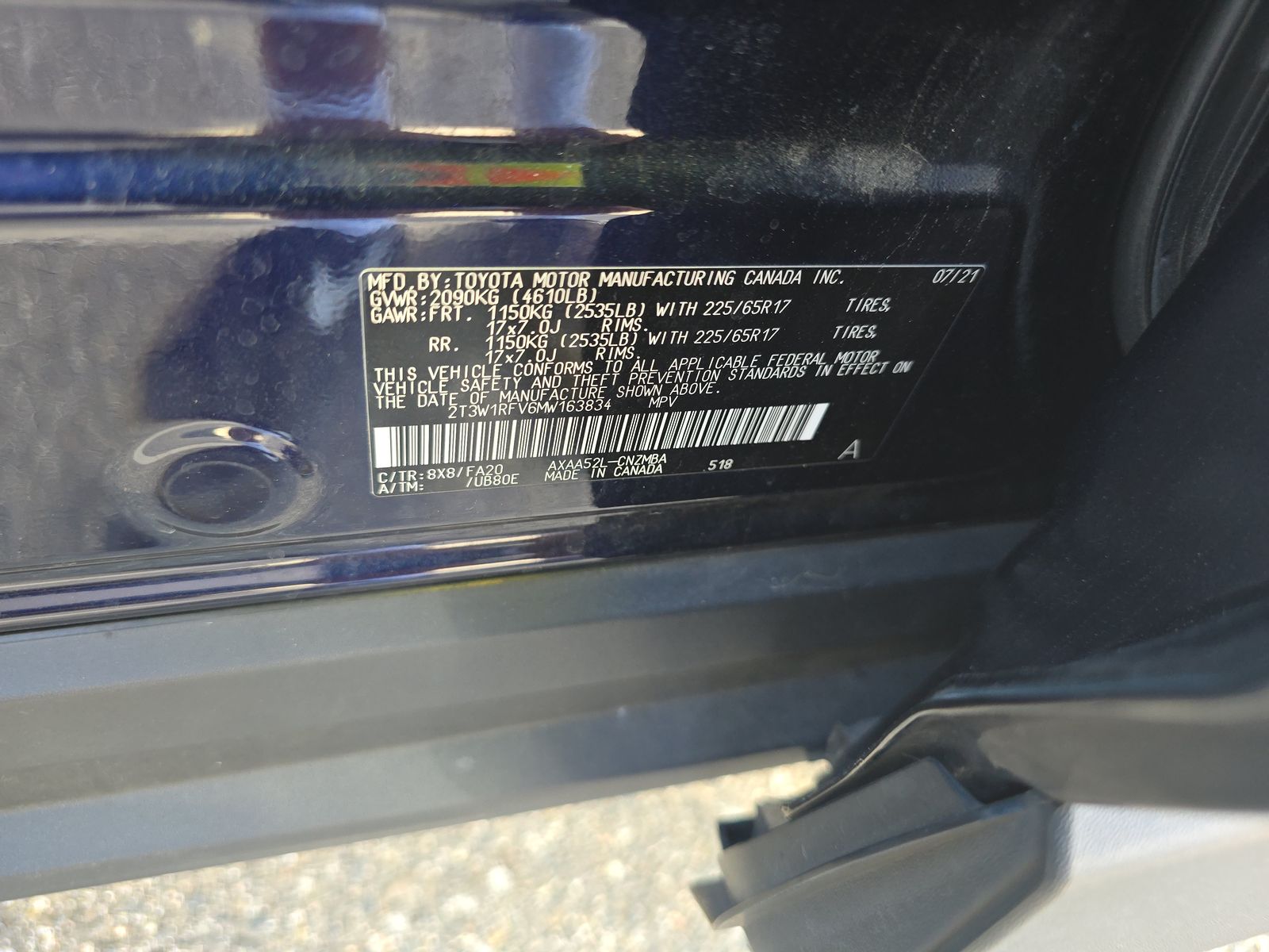 2021 Toyota RAV4 XLE FWD