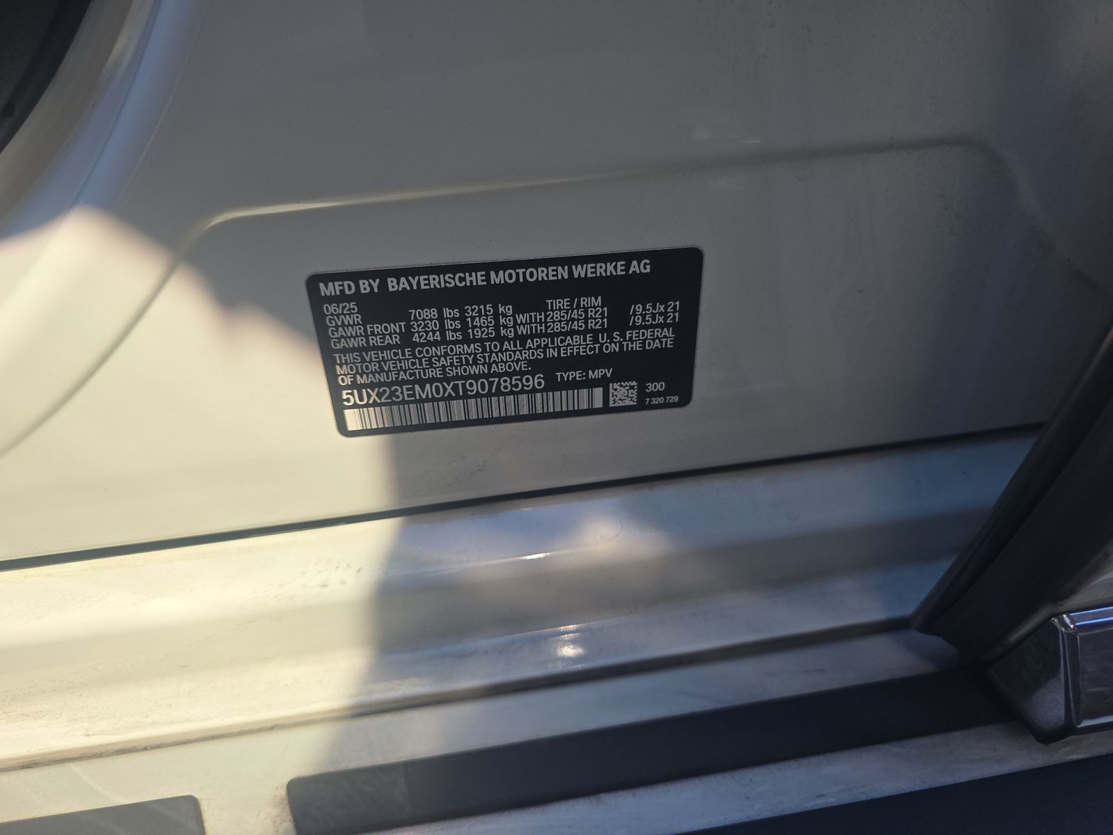 2026 BMW X7 xDrive40i AWD