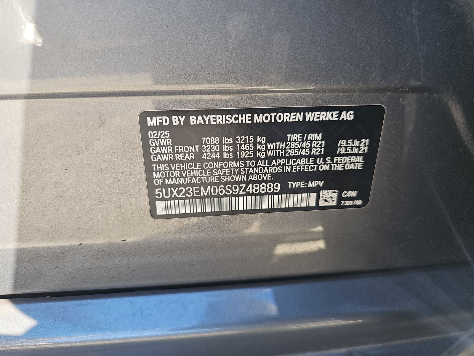 2025 BMW X7 xDrive40i AWD