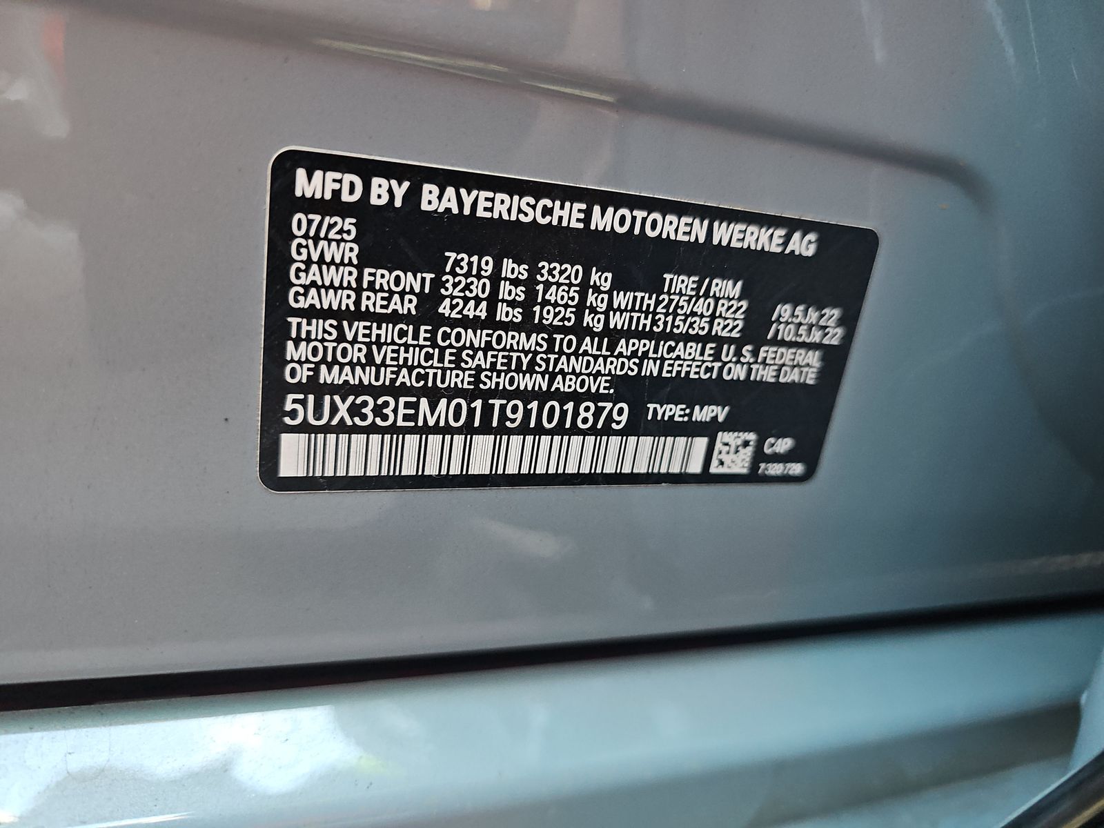 2026 BMW X7 M60i AWD