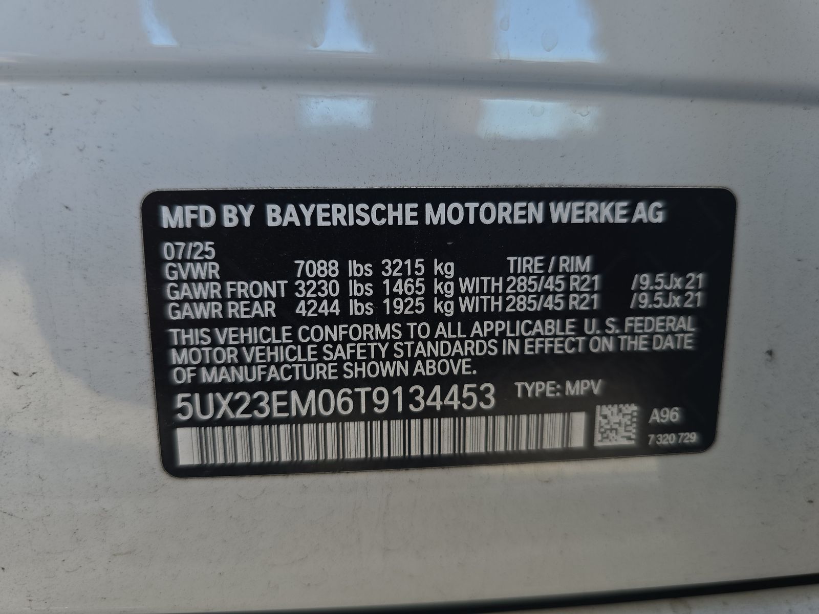2026 BMW X7 xDrive40i AWD