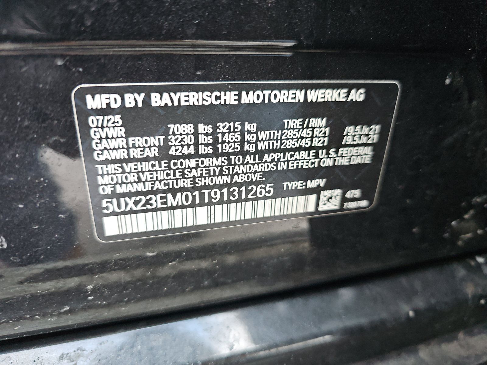 2026 BMW X7 xDrive40i AWD