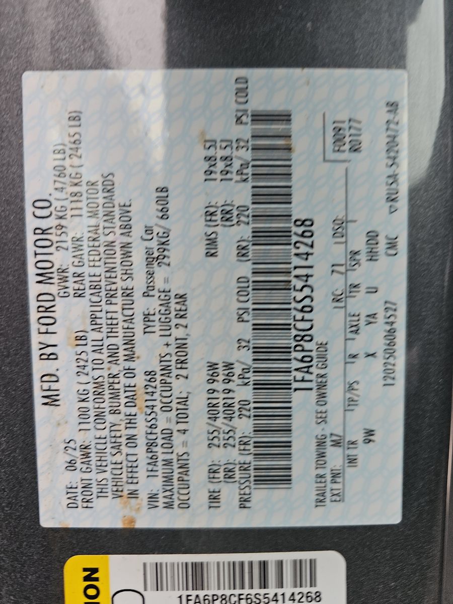 2025 Ford Mustang GT Premium RWD