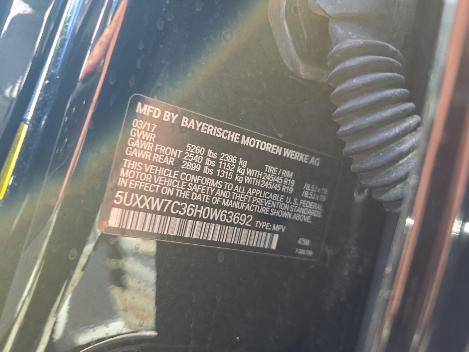 2017 BMW X4 M40i AWD