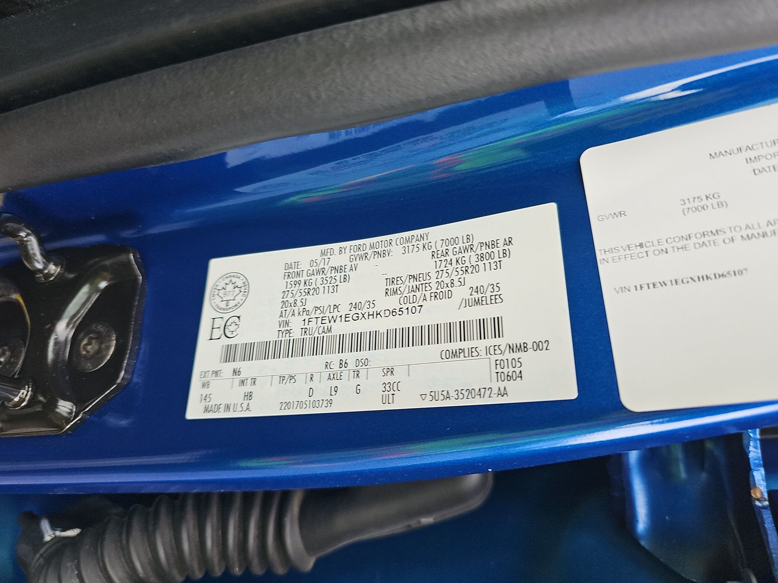 2017 Ford F-150 Lariat AWD