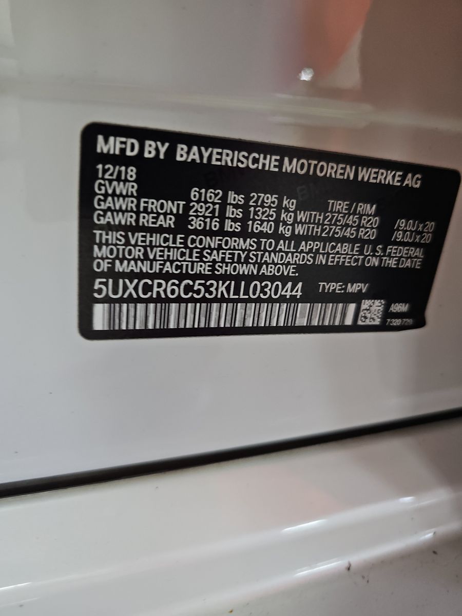 2019 BMW X5 xDrive40i AWD