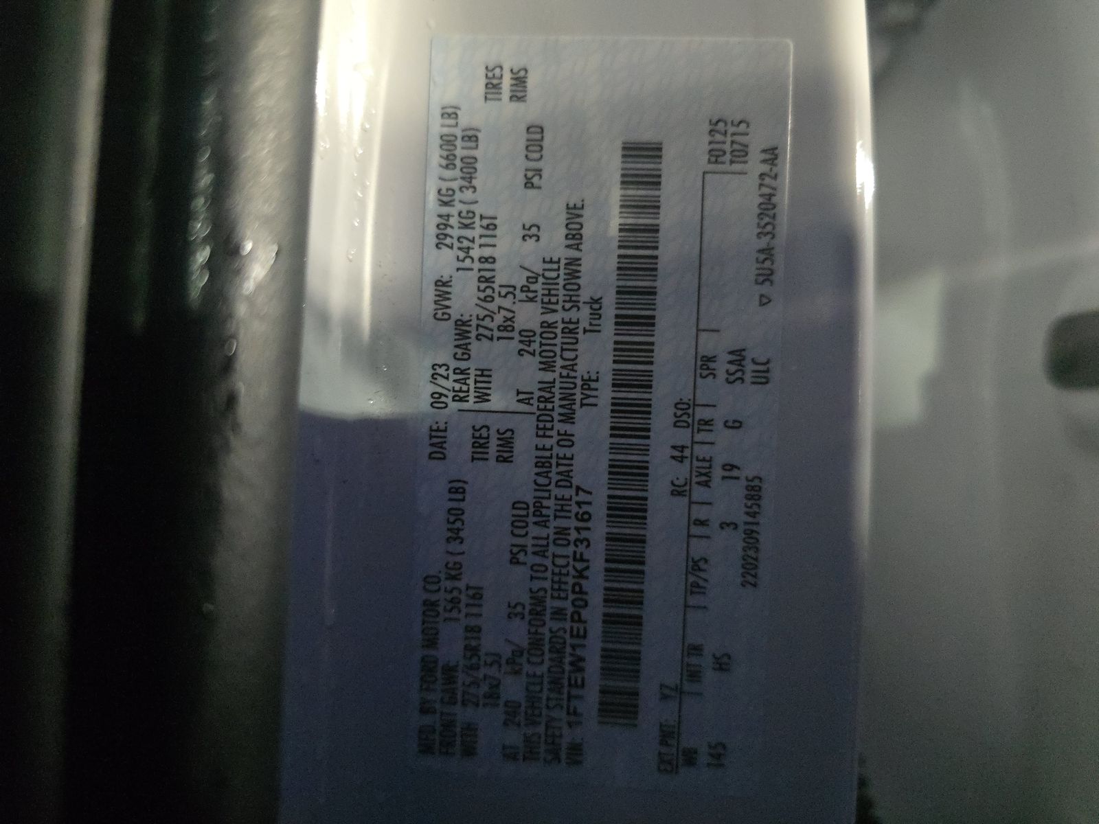 2023 Ford F-150 Lariat AWD