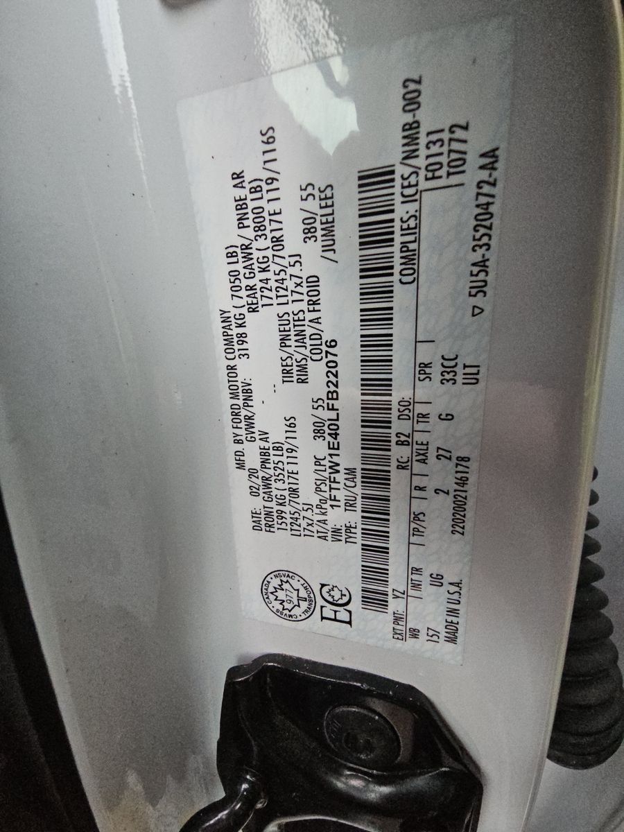 2020 Ford F-150 XLT AWD