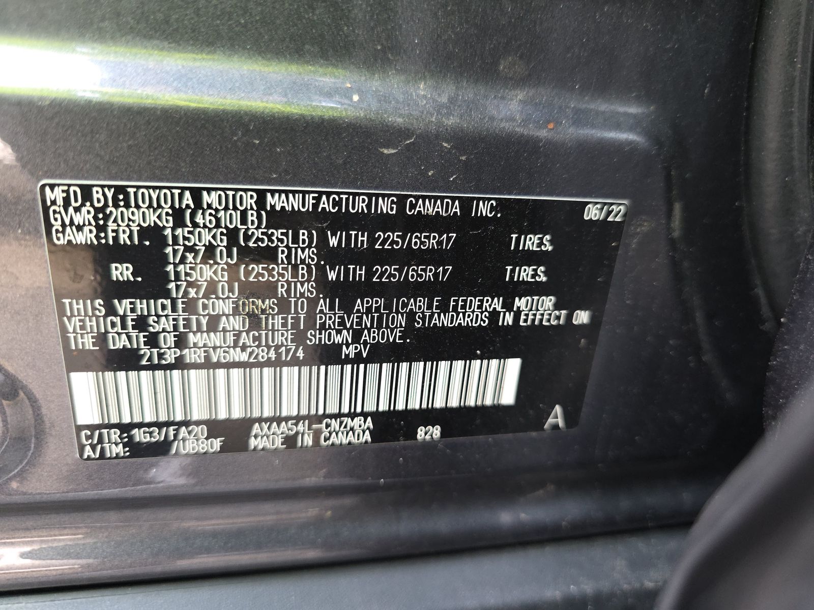 2022 Toyota RAV4 XLE AWD