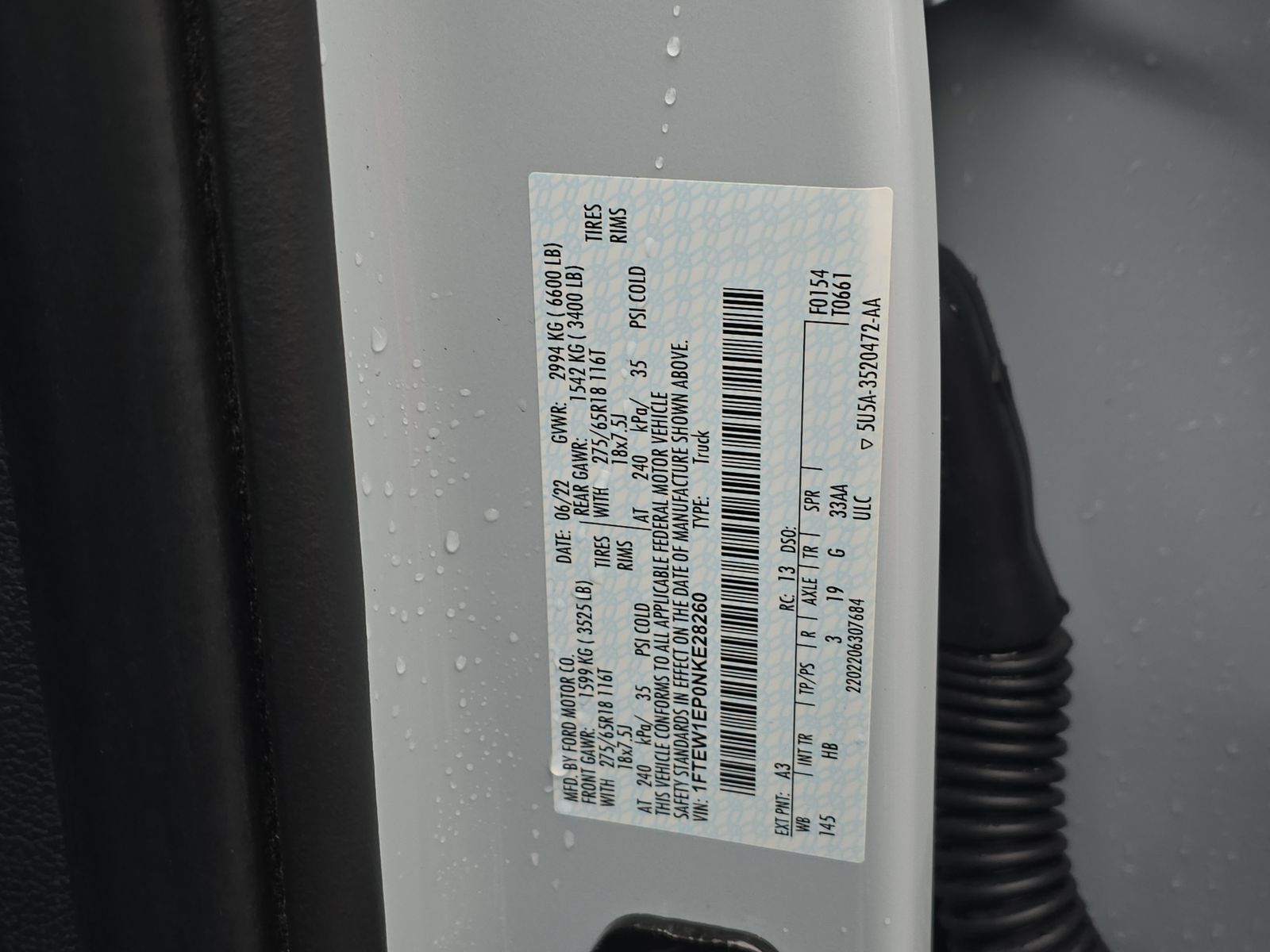 2022 Ford F-150 Lariat AWD