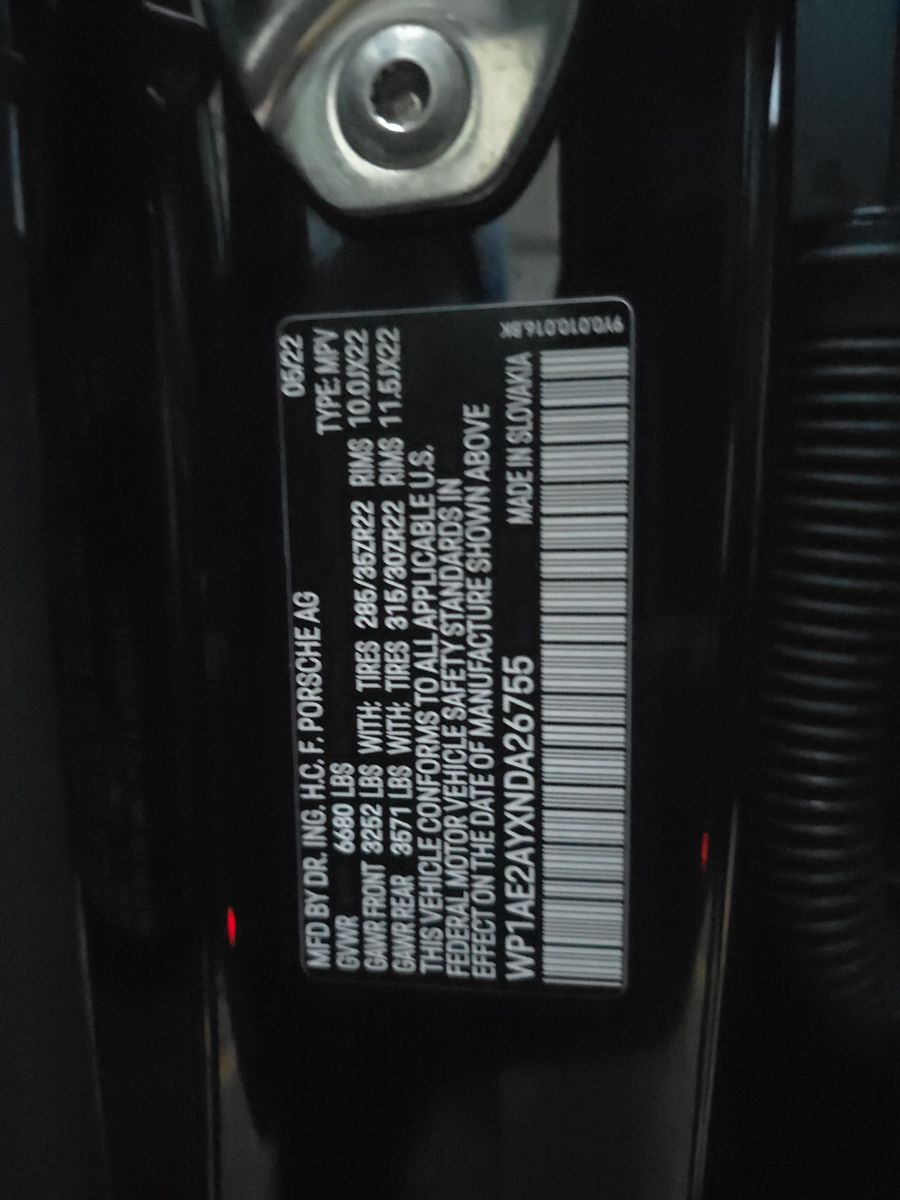 2022 Porsche Cayenne E-Hybrid Platinum Edition AWD