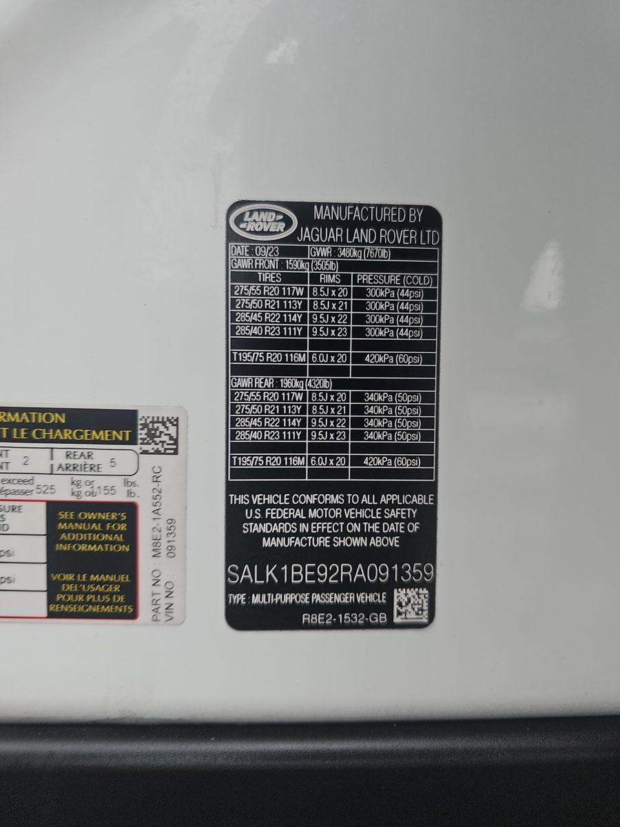 2024 Land Rover Range Rover Autobiography LWB AWD