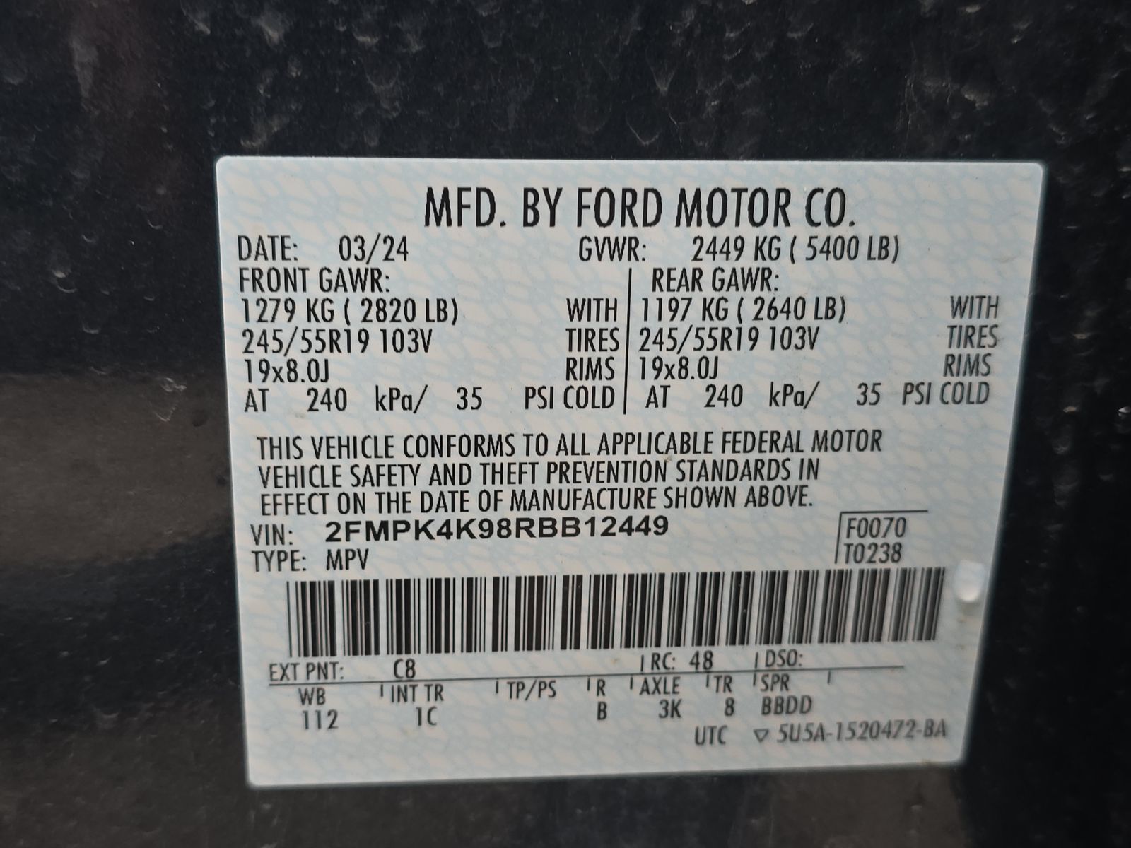 2024 Ford Edge Titanium AWD