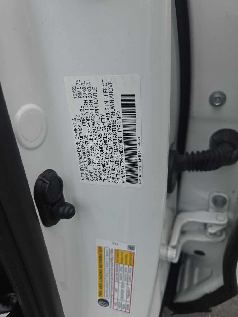 2022 Honda Pilot Special Edition AWD